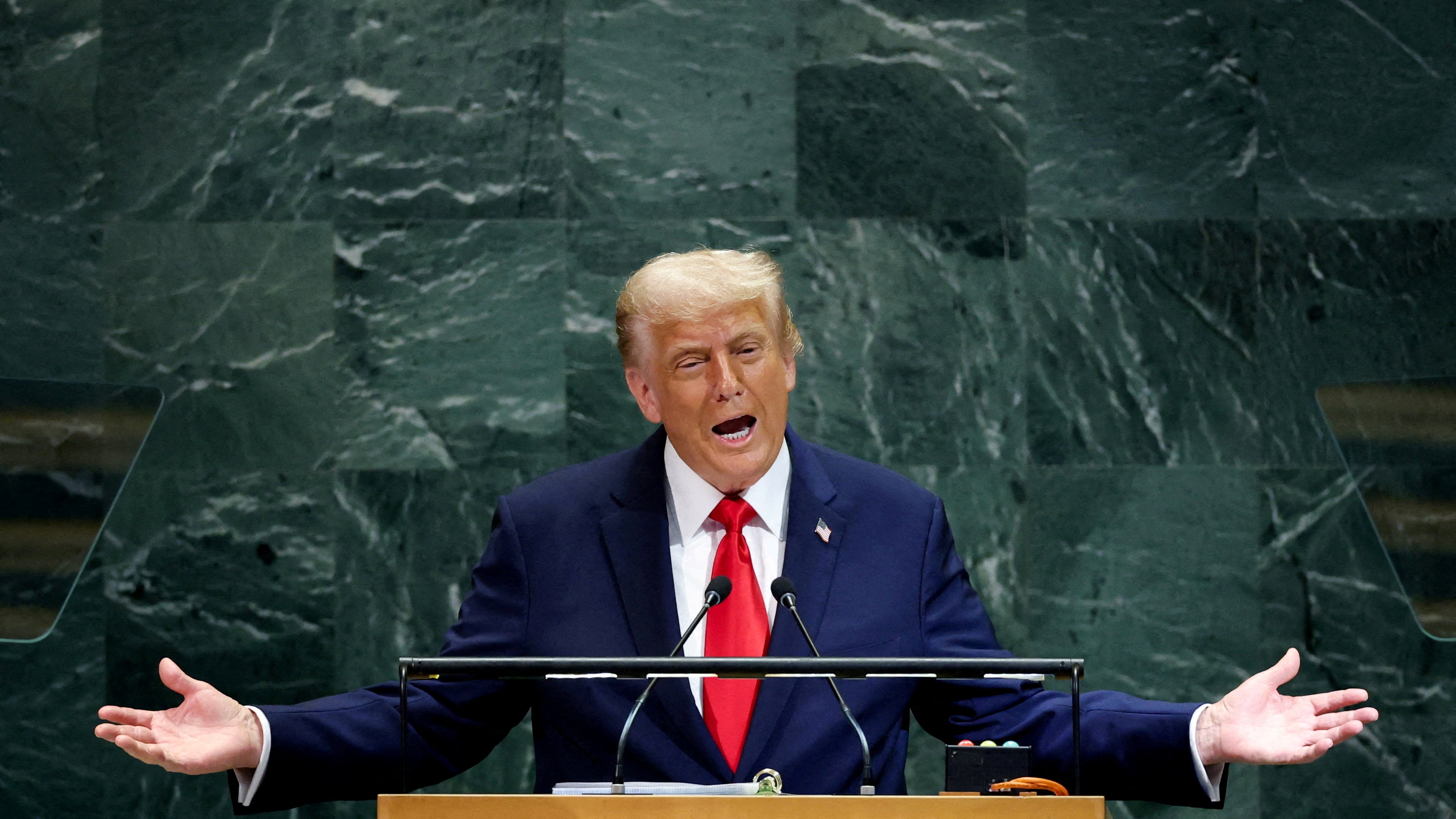 Trump addresses the 80th United Nations General Assembly at U.N. headquarters in New York City, U.S., September 23, 2025