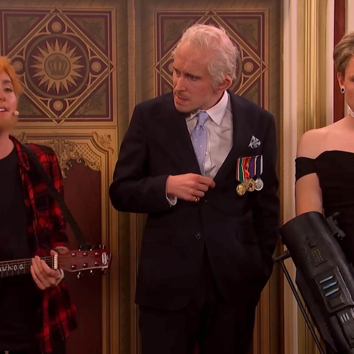 SNL UK brutally mocks Ed Sheeran and King Charles in Diana sketch | The  Independent