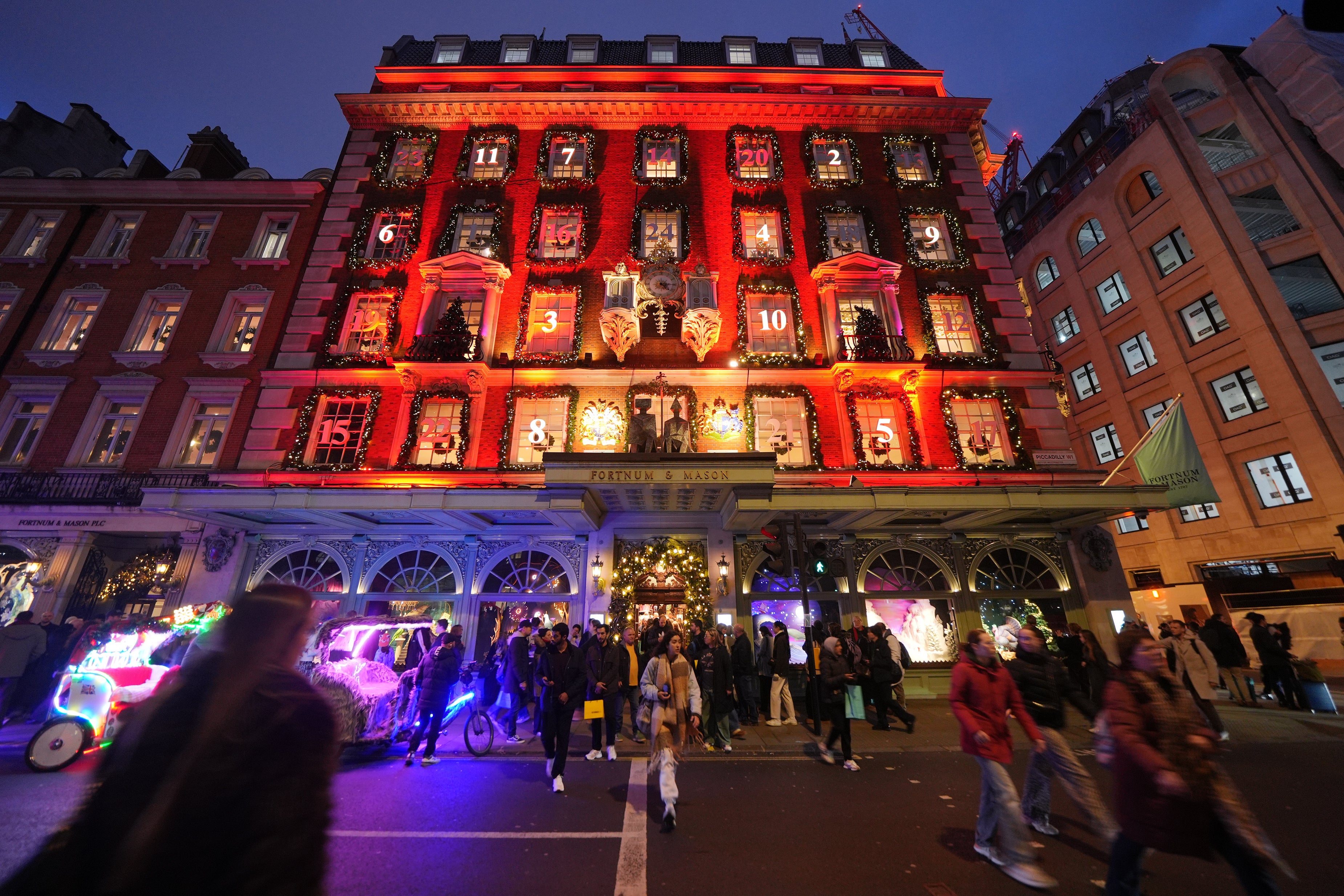 Business chiefs including the head of Fortnum & Mason welcomed the pledge (Yui Mok/PA)