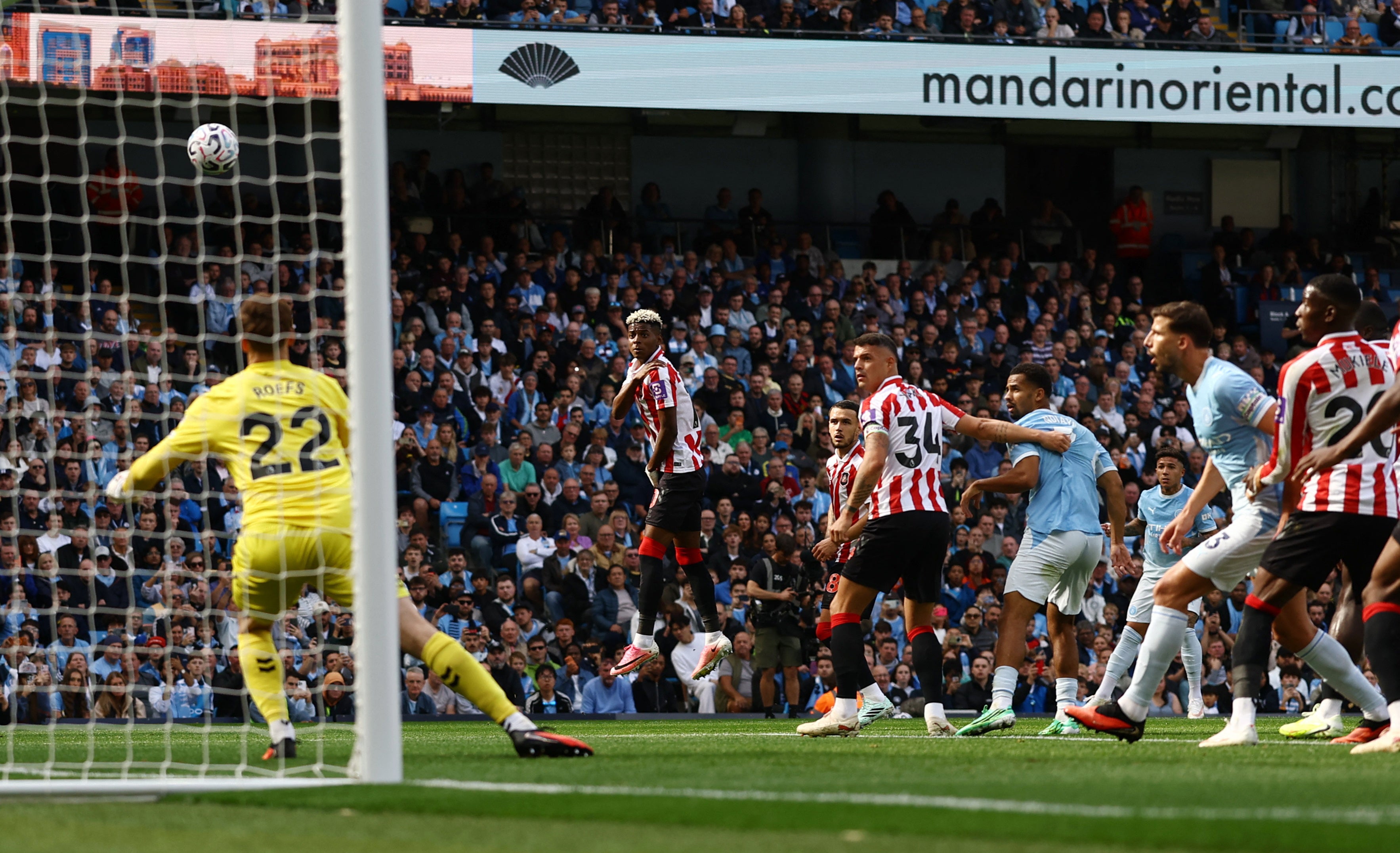 Fernandez’s audacious free-kick did open the scoring against Sunderland