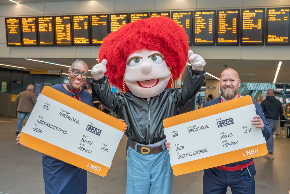 Rail operator launches £12 early-bird train tickets from London to Leeds