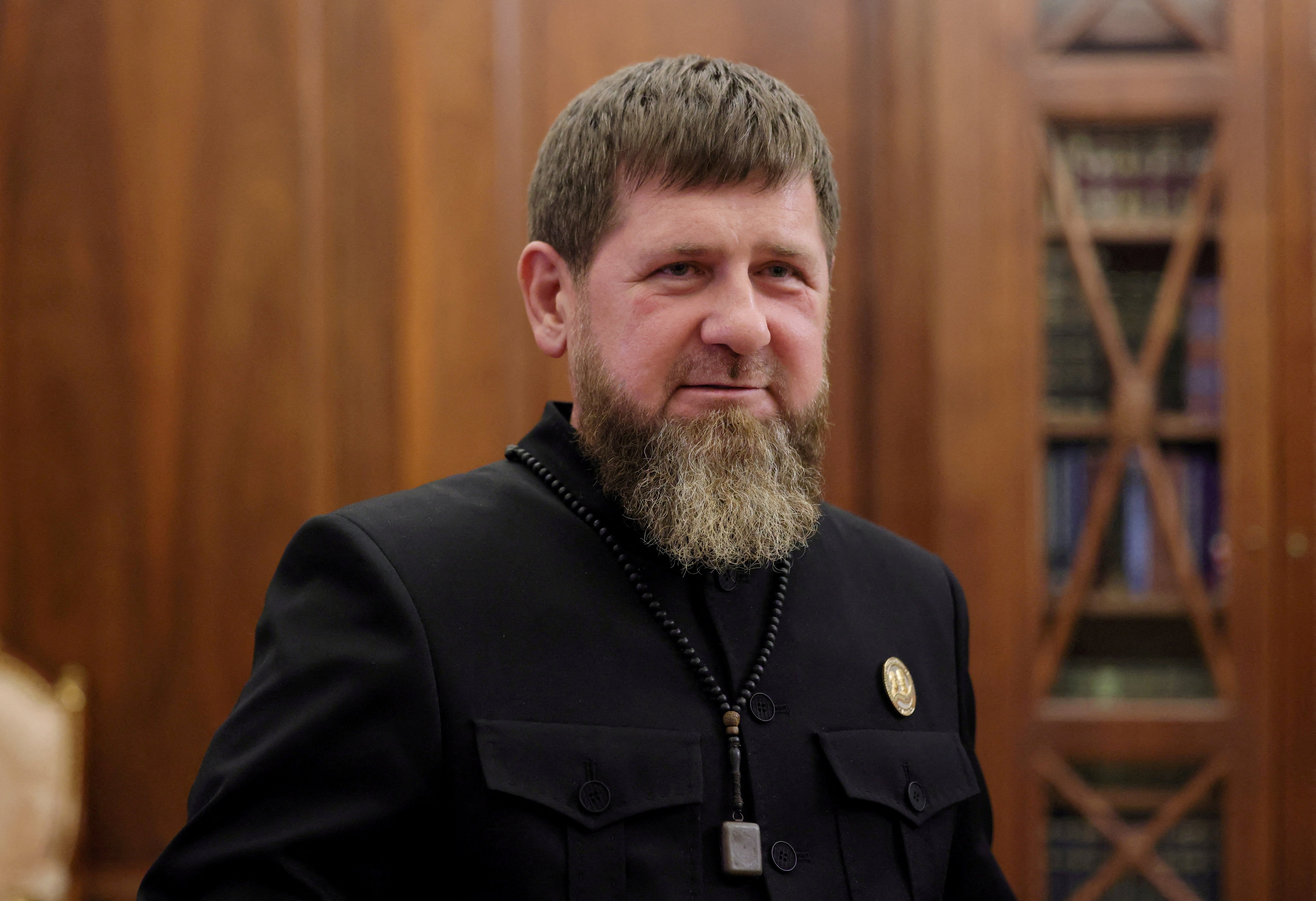 Head of the Chechen Republic Ramzan Kadyrov attends a meeting with Russian President Vladimir Putin at the Kremlin in Moscow, Russia April 29, 2026 (Reuters)