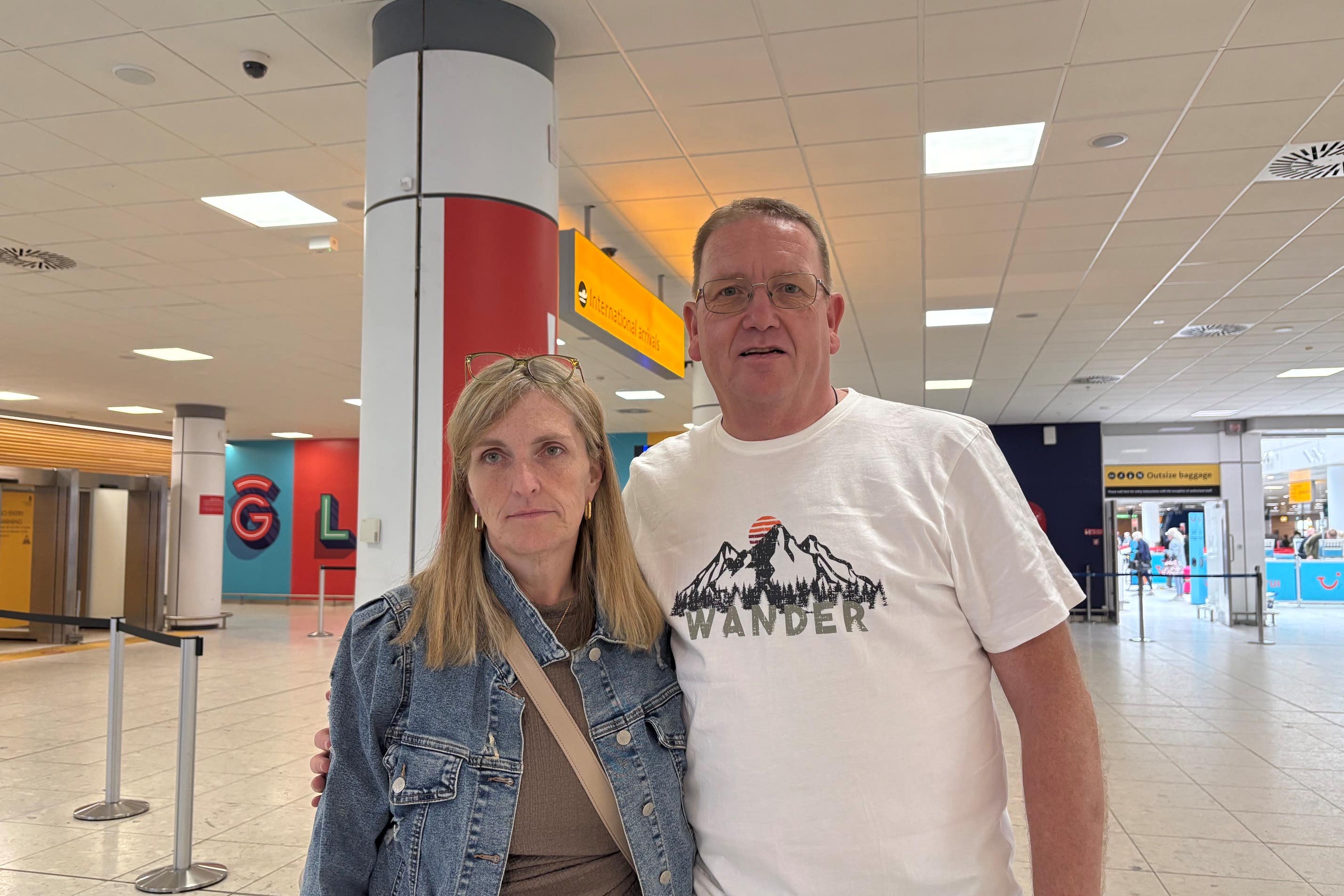 Barbara Ann Stoddart and Andrew Lithgow are travelling to Las Vegas to get married (PA)