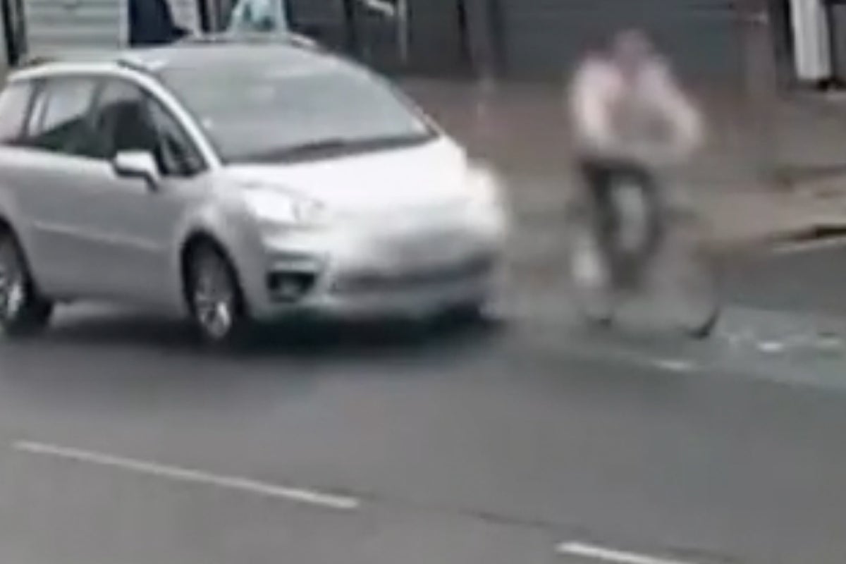 Cyclist ‘lucky to be alive’ after driver who forgot glasses crashes into her