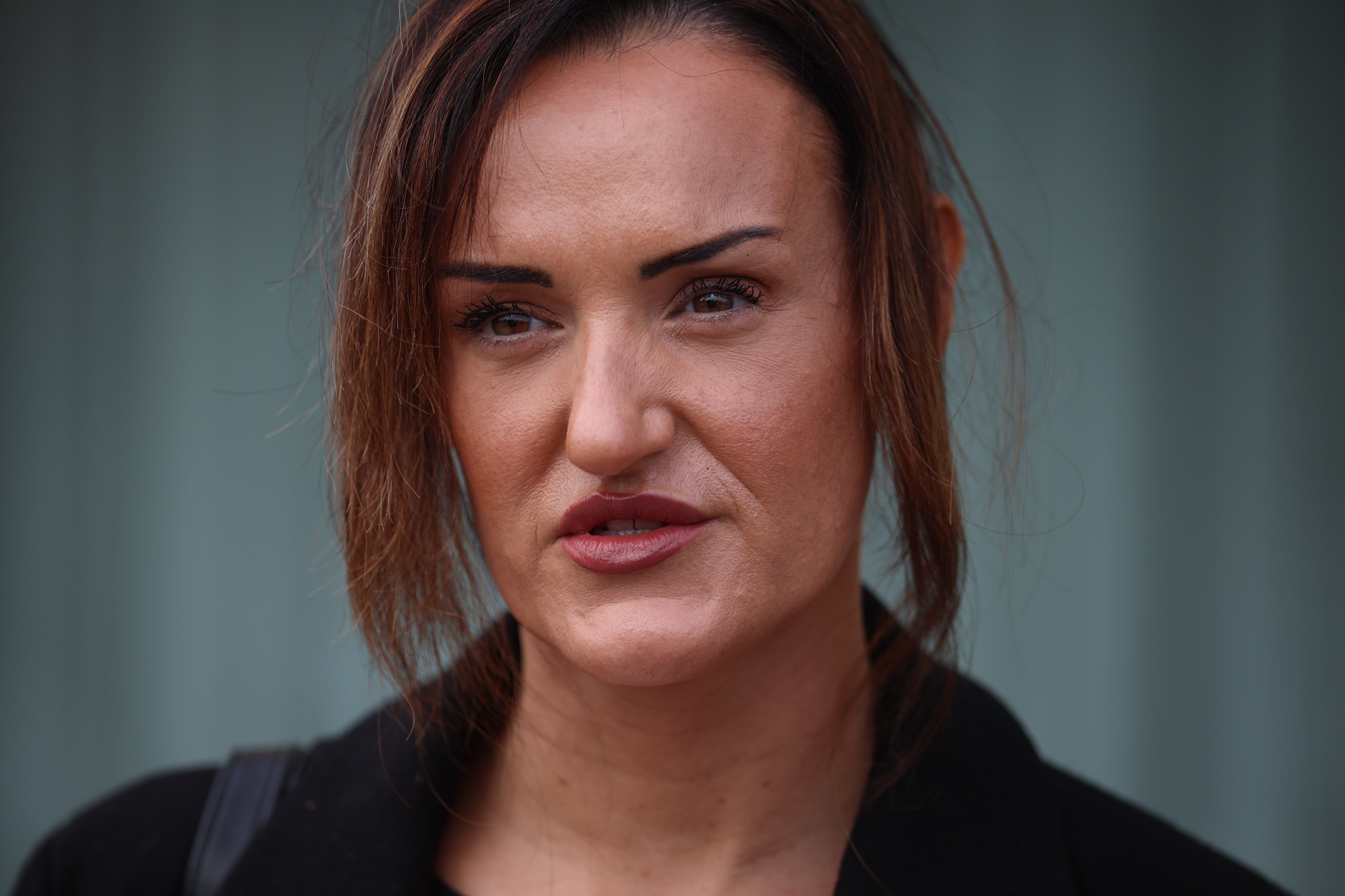 Claire Hayes, sister of Alan Radford who was killed in the bombing (Liam McBurney/PA) (PA Wire)