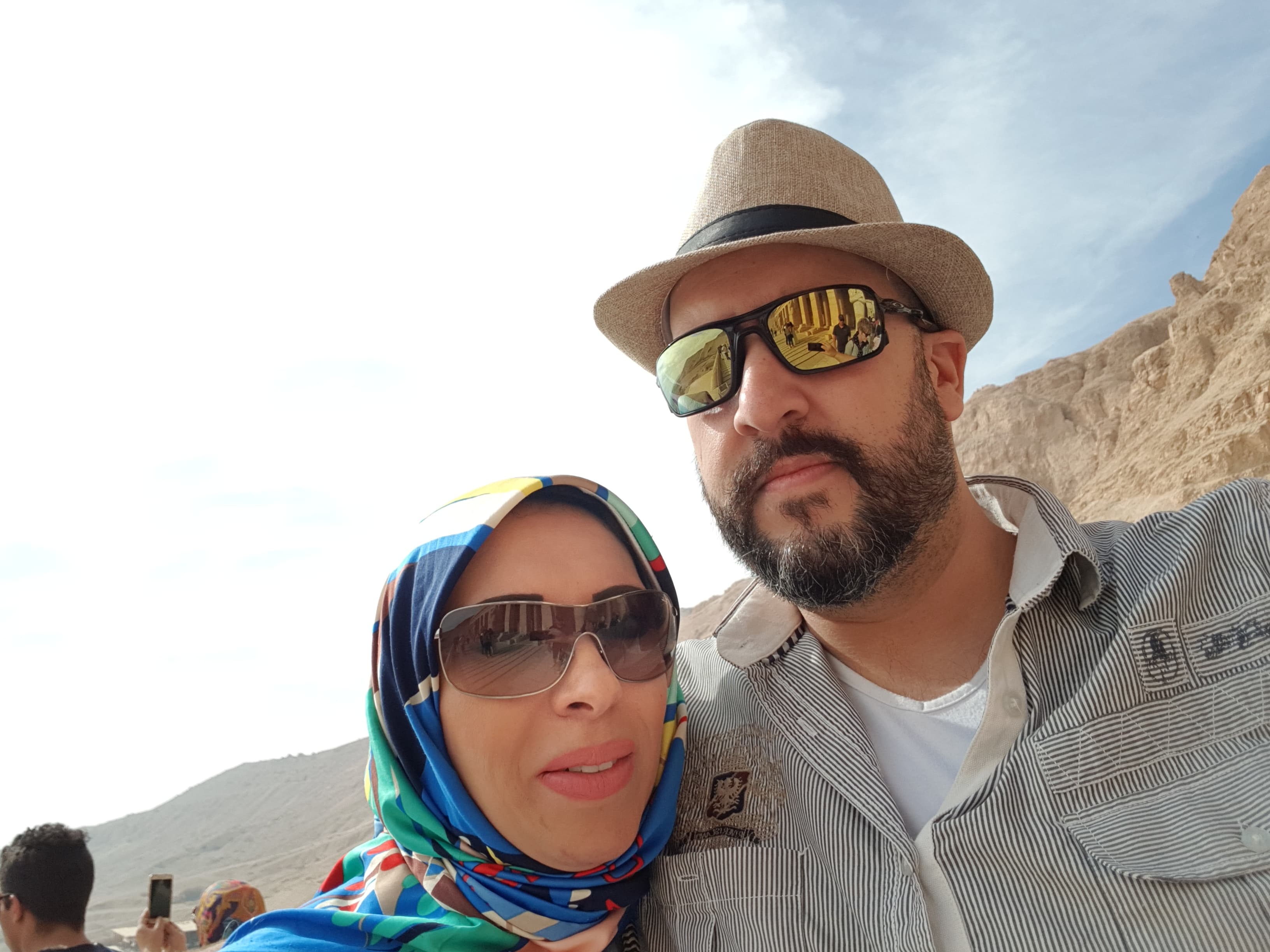 The couple have four children and fear for the missing mother’s safety