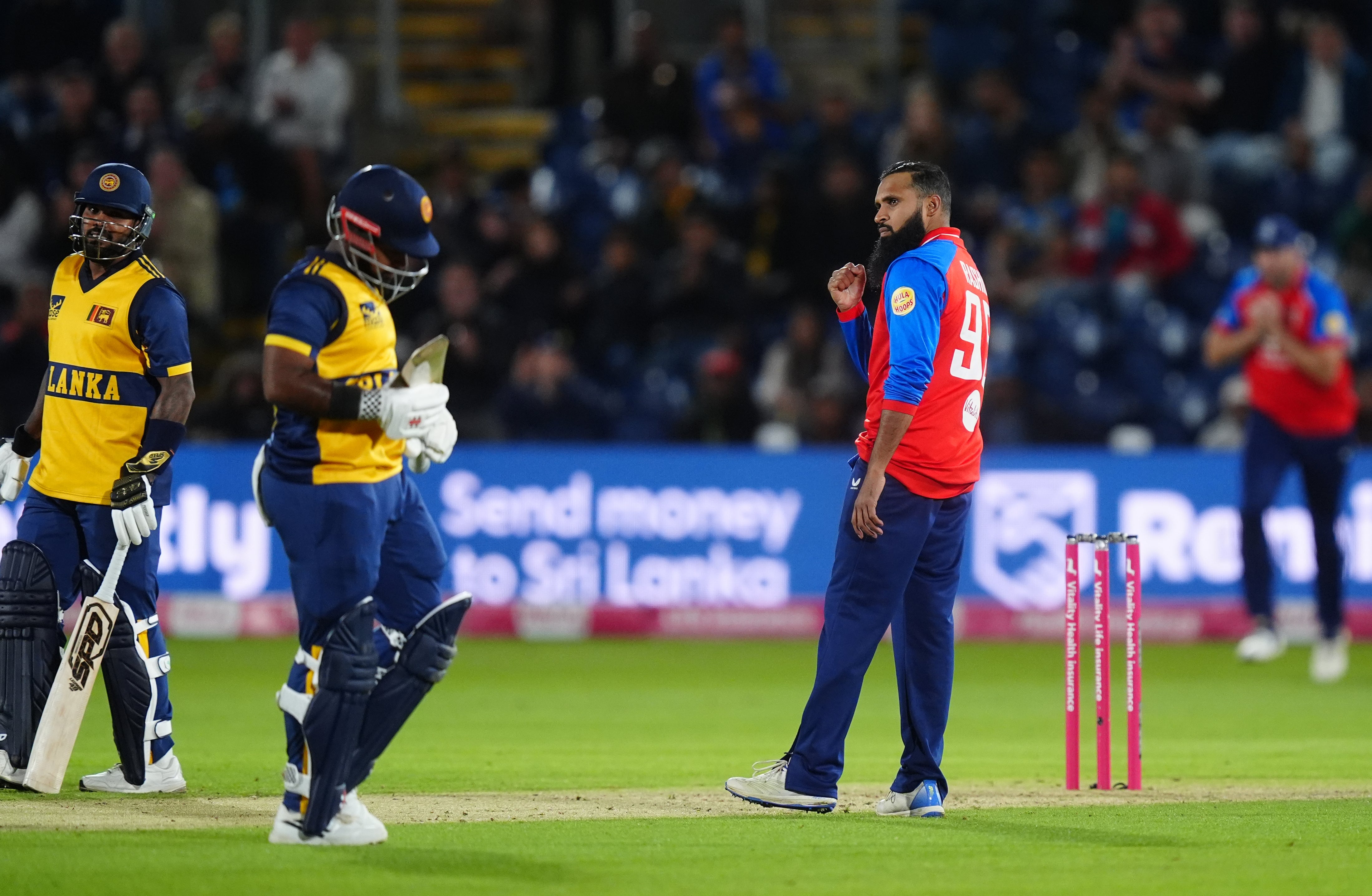 Sri Lanka will avoid facing Adil Rashid in the ODIs (David Davies/PA)