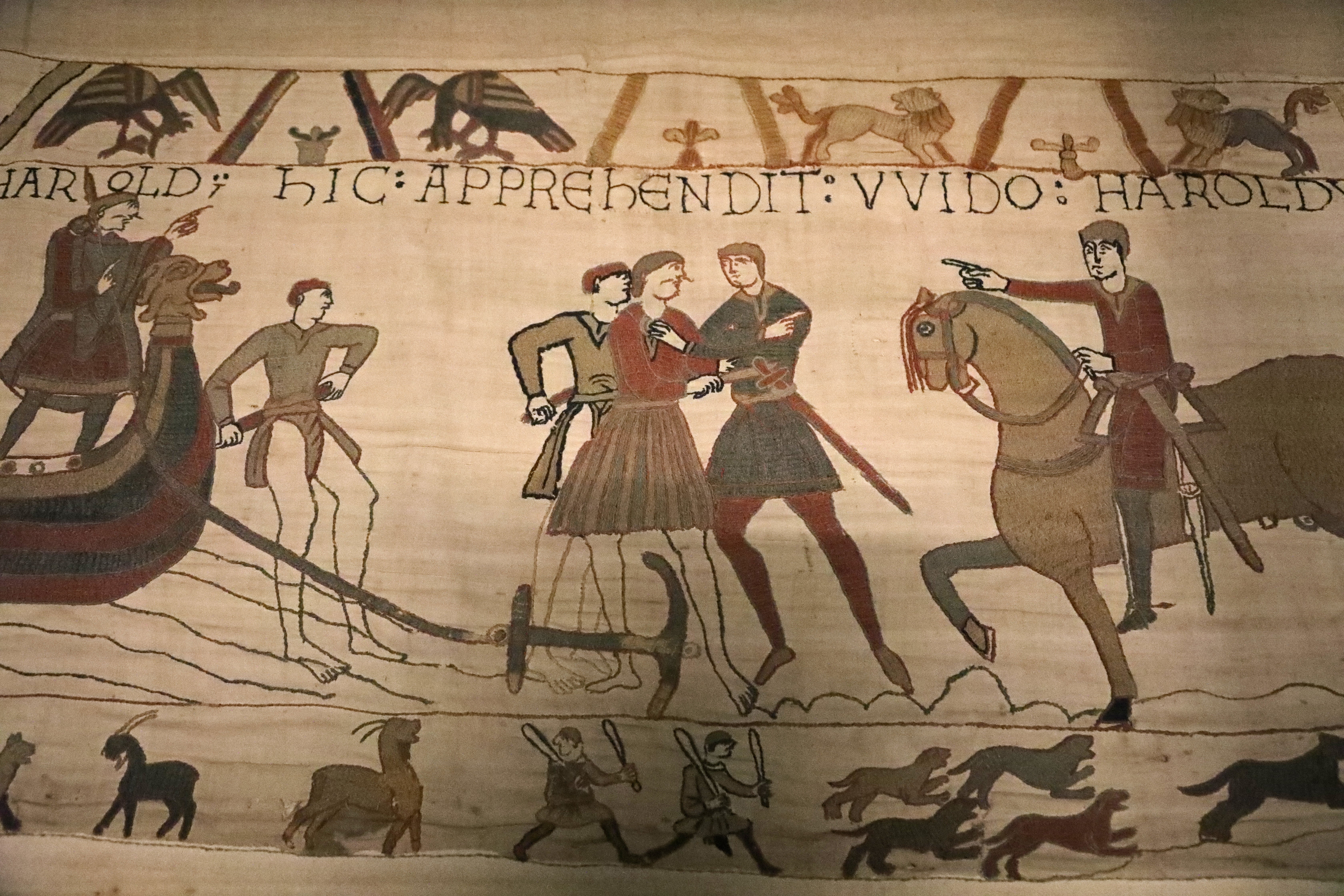 The Bayeux Tapestry is on display until July 2027 (Getty)
