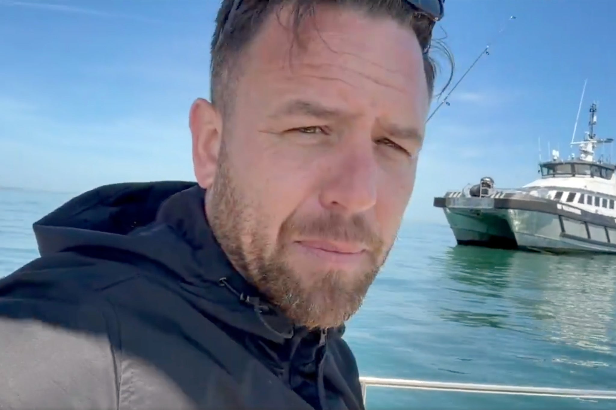 Daniel Thomas was condemned by charities for slashing a dinghy in the Channel