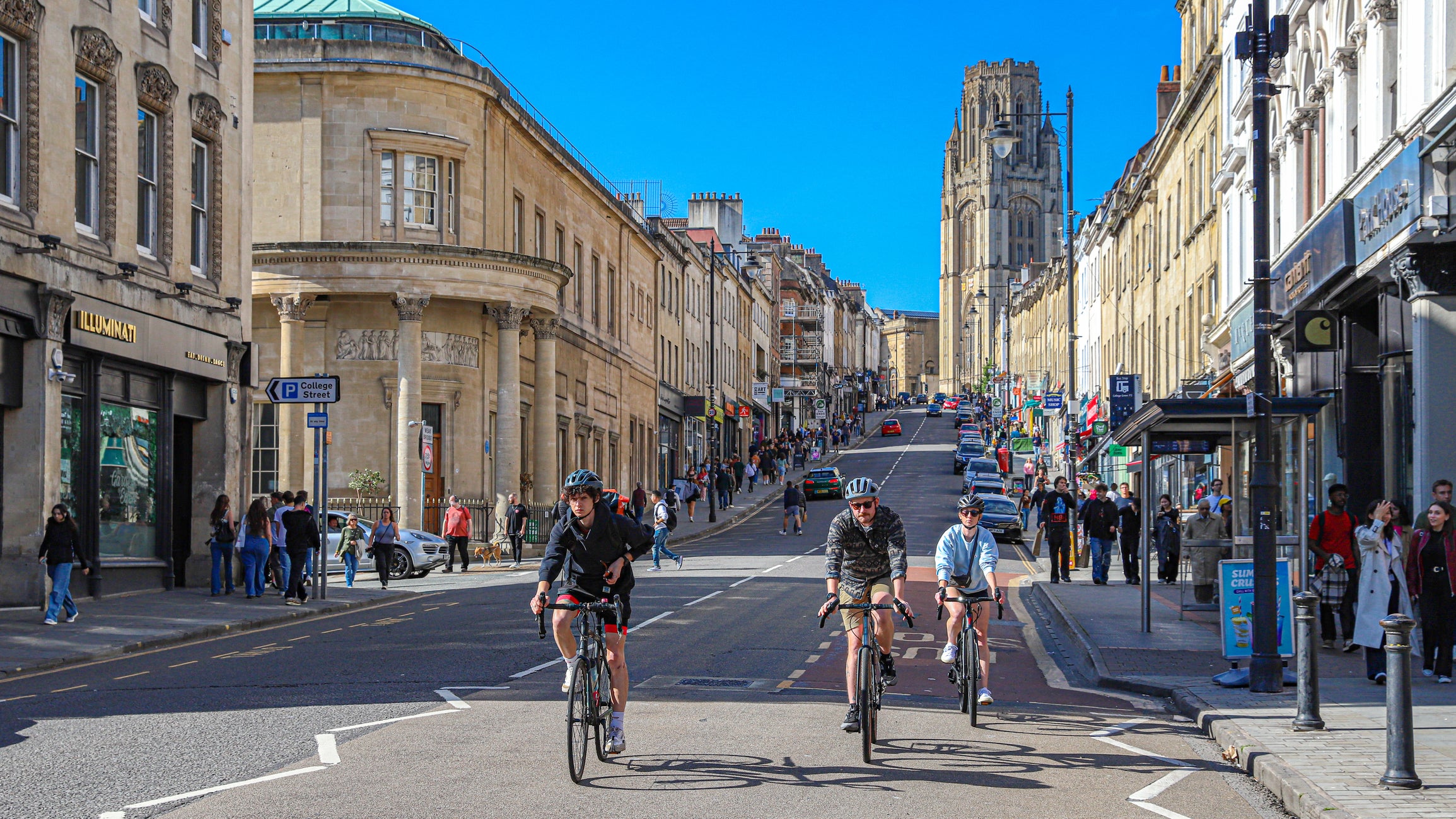 Bristol City Council is one of several local authorities considering a High Court injunction to prohibit flags being placed on public furniture