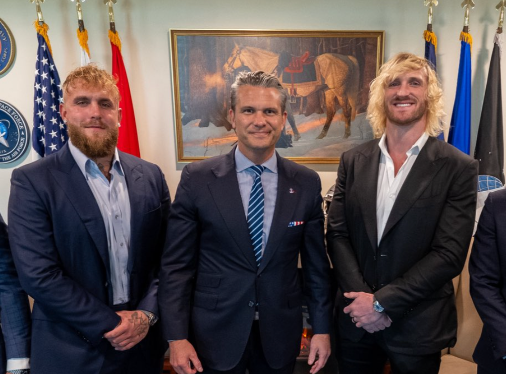 Hegseth mocked for having Jake and Logan Paul give motivational speech at the Pentagon