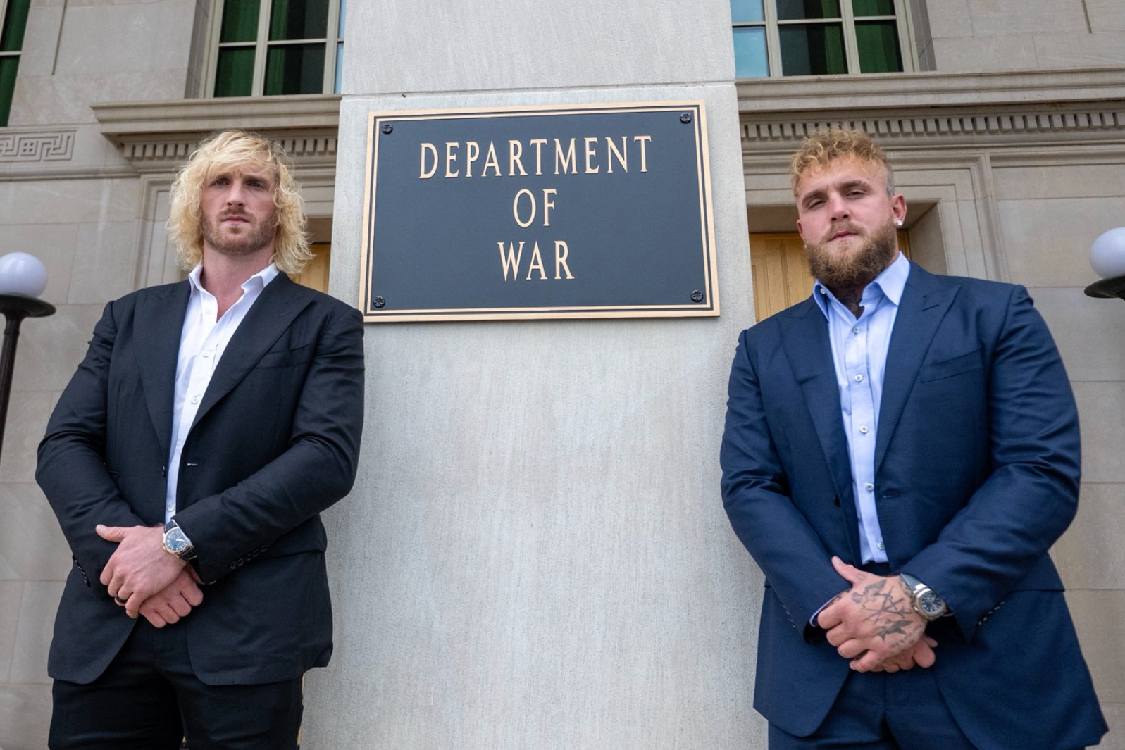 'We just got the pleasure and the privilege of getting a tour of the Pentagon and what a cool experience,' Logan remarked, while addressing service members (X/DeptofWar)