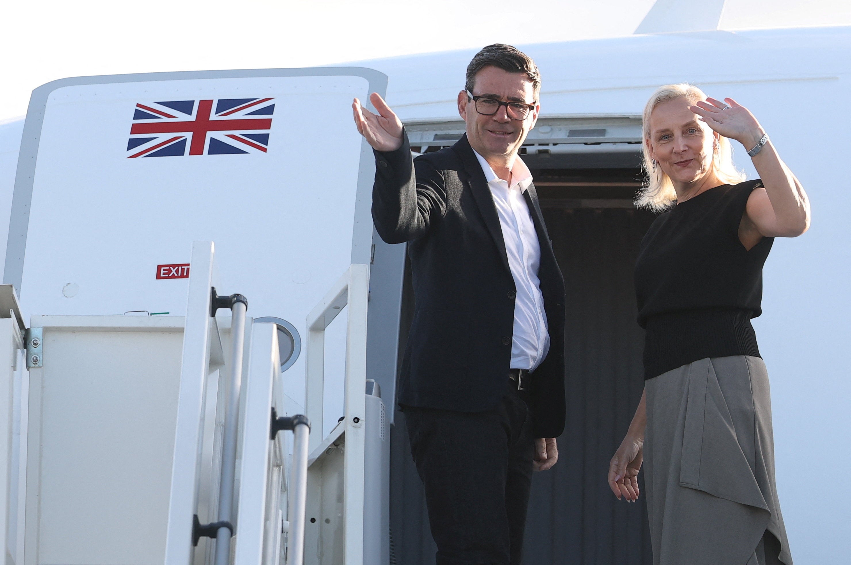 The prime minister with his wife Marie-France van Heel