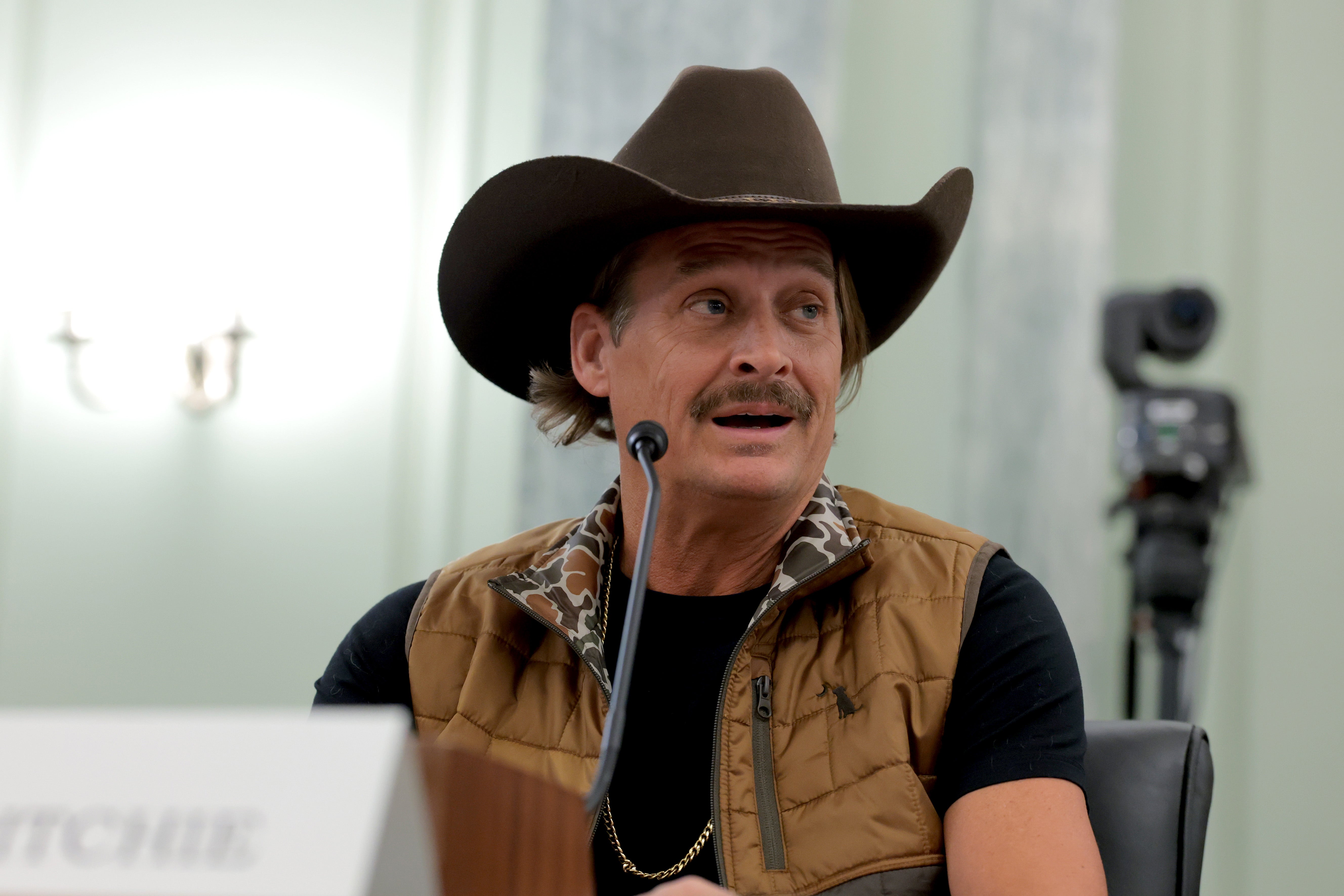 Kid Rock, a vocal supporter of President Trump, was set to appear at the event in Kentucky
