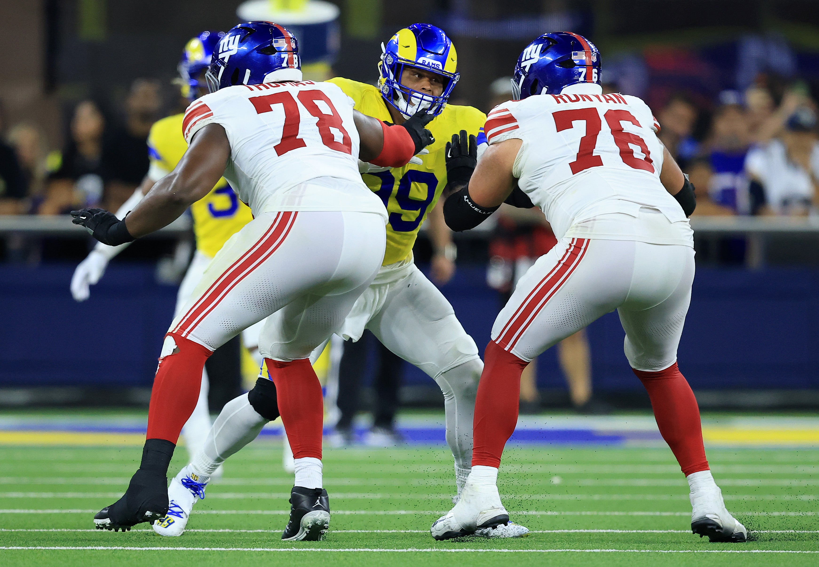 The Giants were comfortably beaten by the Rams (Getty)