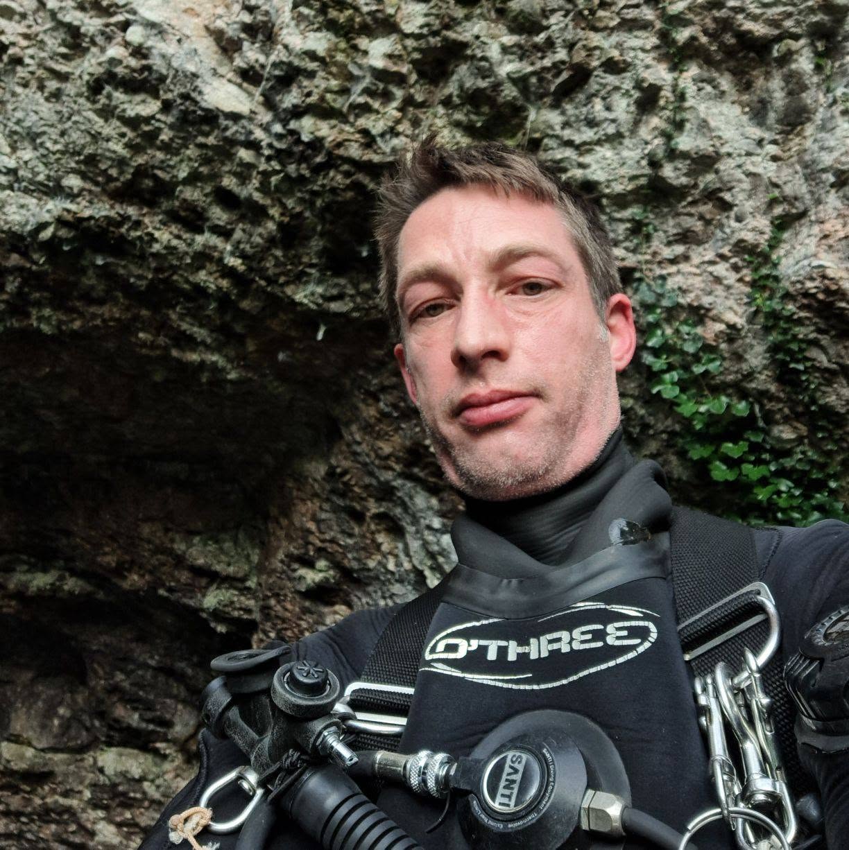 Andrew Rice was found dead at the bottom of an underwater cave