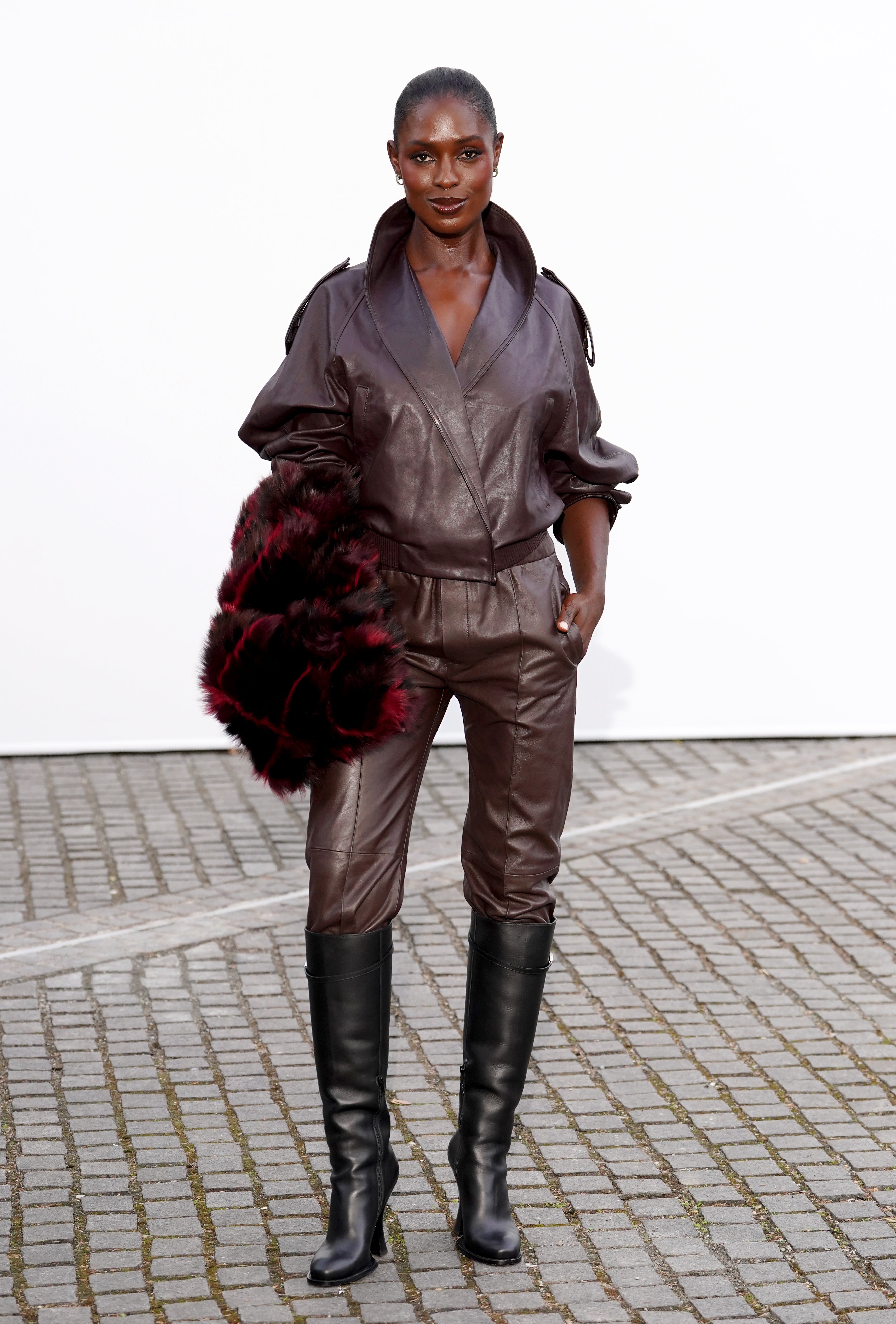 Jodie Turner-Smith at Burberry’s London Fashion Week show (PA)