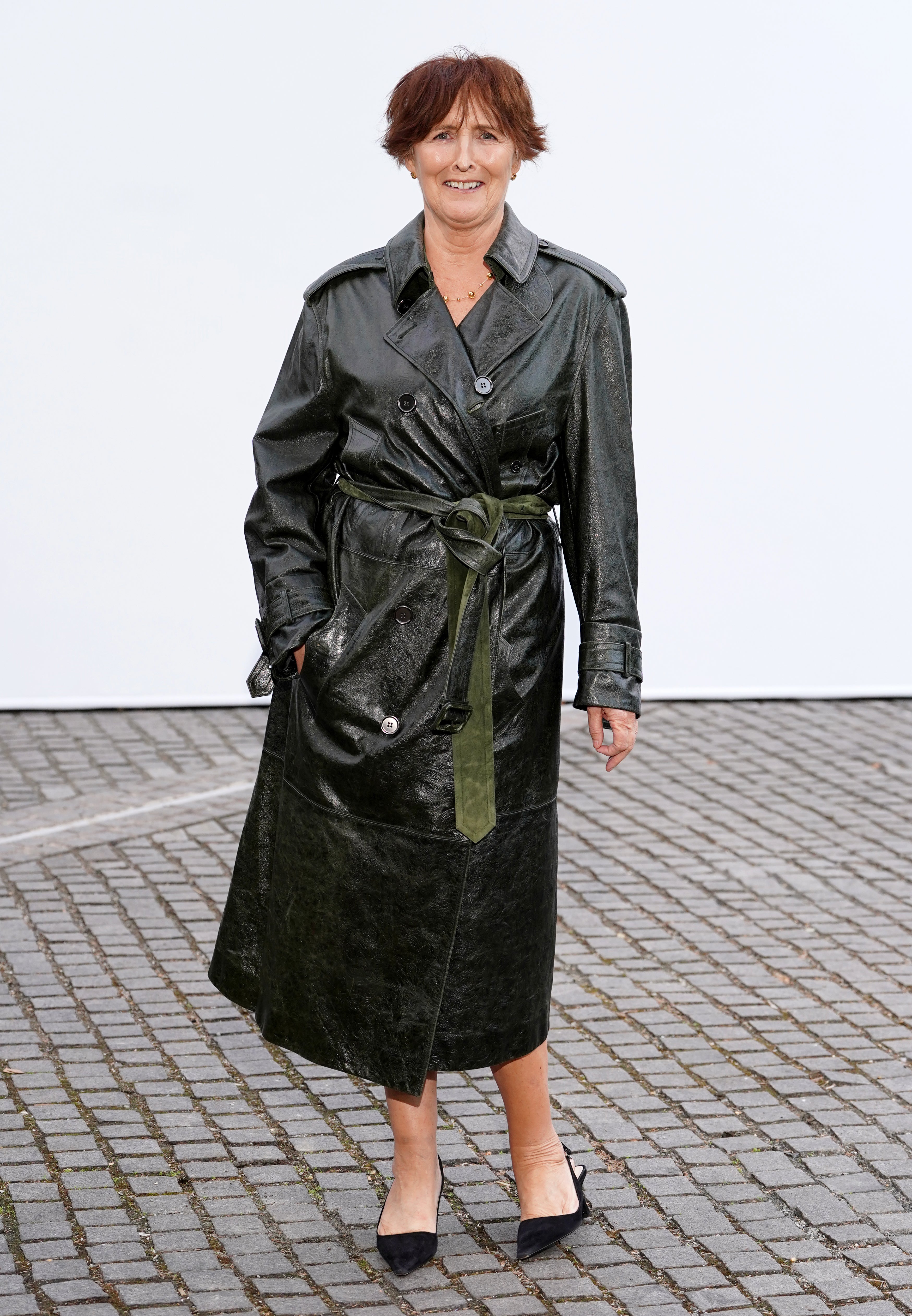 Fiona Shaw at Burberry’s London Fashion Week show (PA)