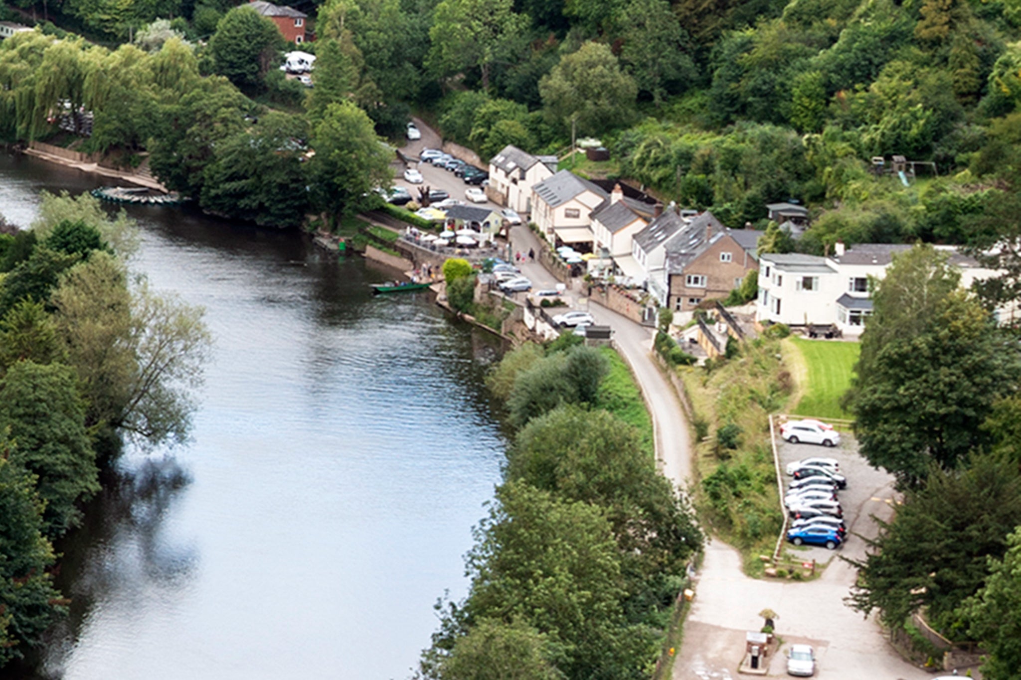 The major leisure businesses of Symonds Yat East, straddling the River Wye, are being sold together