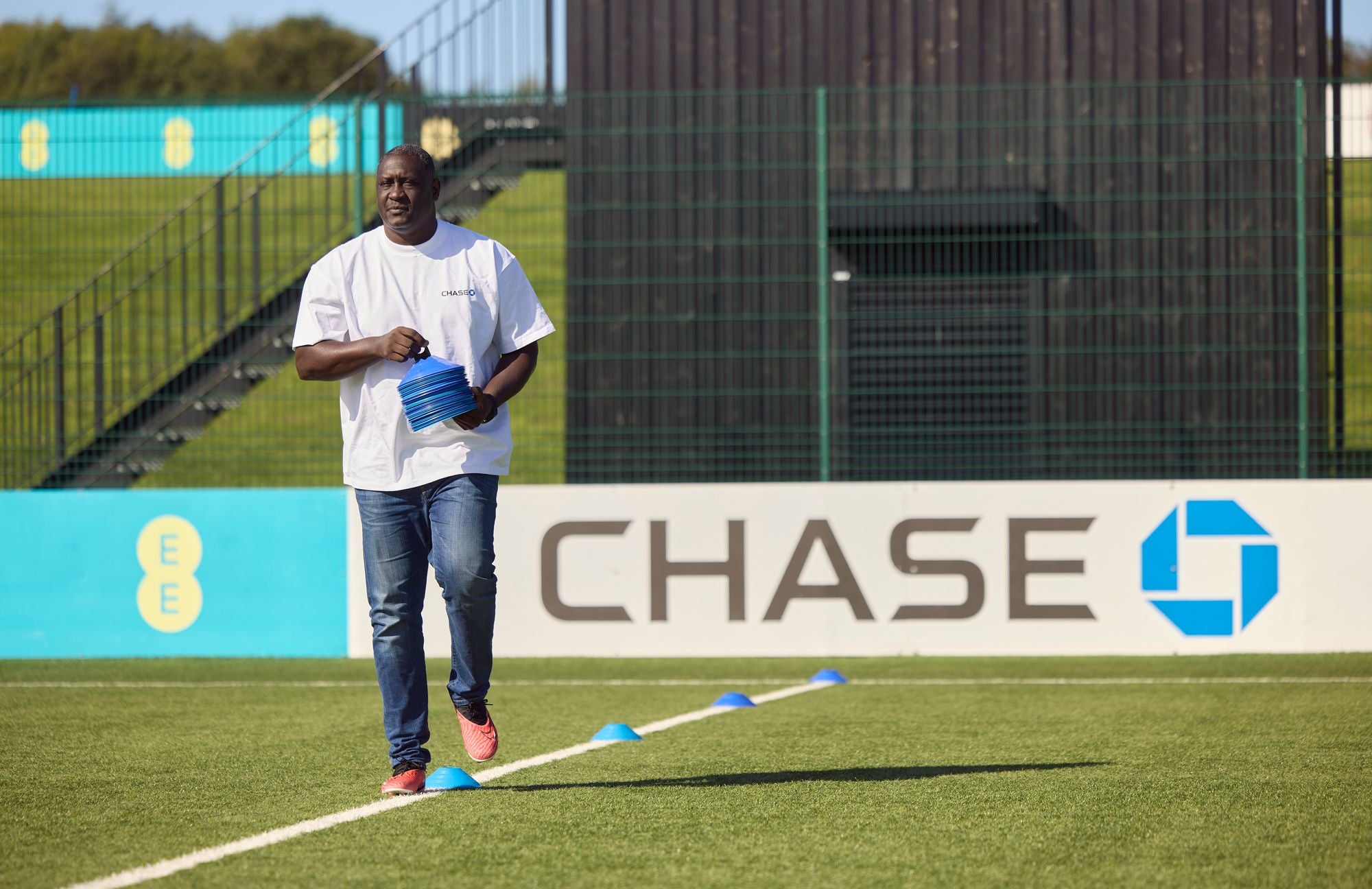 Heskey has joined forces with the Chase football coaching programme to try and inspire more into the profession