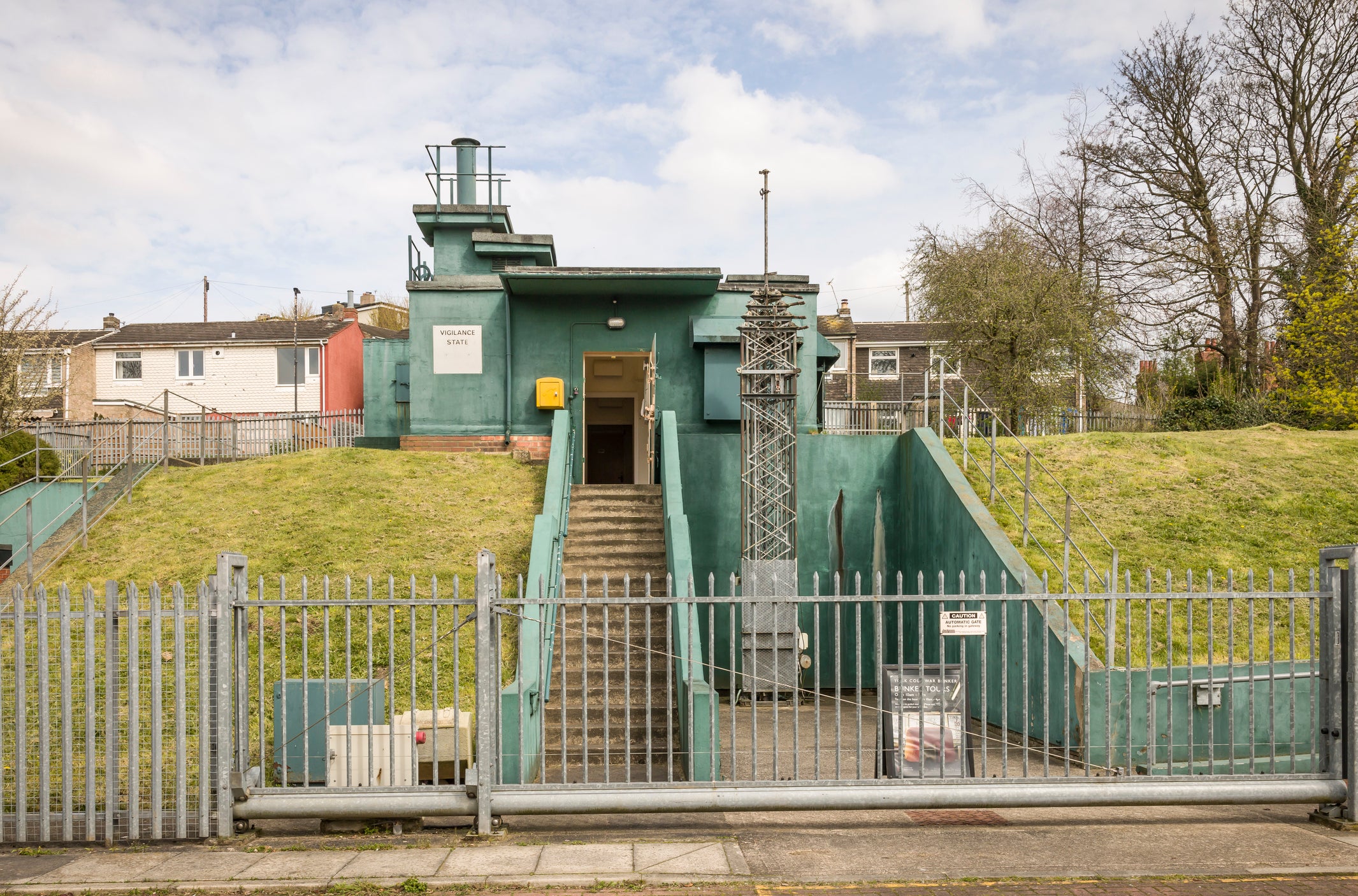 A semi-subterranean bunker in York built to monitor the impact of a nuclear attack (Getty)