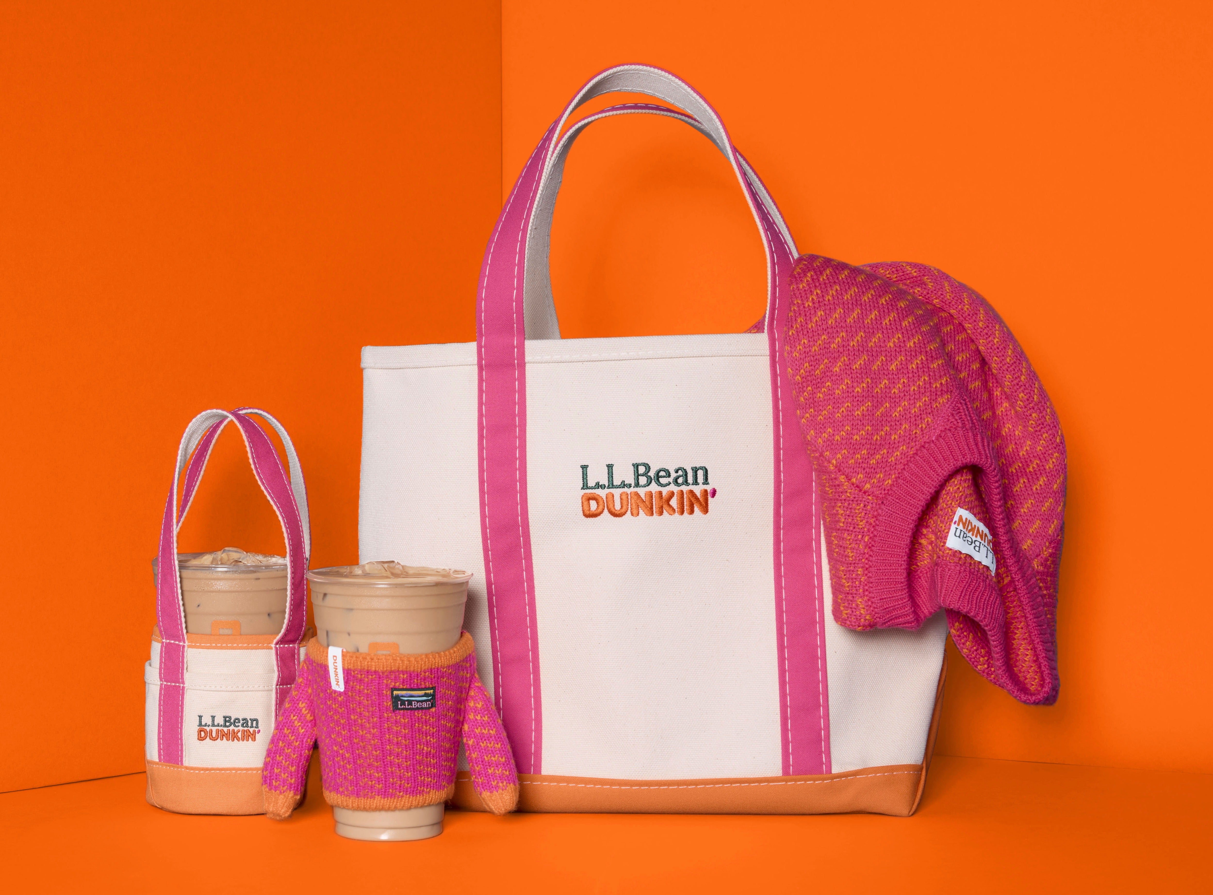 Dunkin’ and L.L.Bean are teaming up on a collection of tiny accessories for your seasonal iced latte