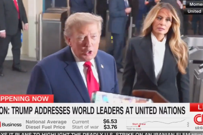Trump said that Collins and CNN ‘shouldn’t be covering’ him while at the UN (CNN)