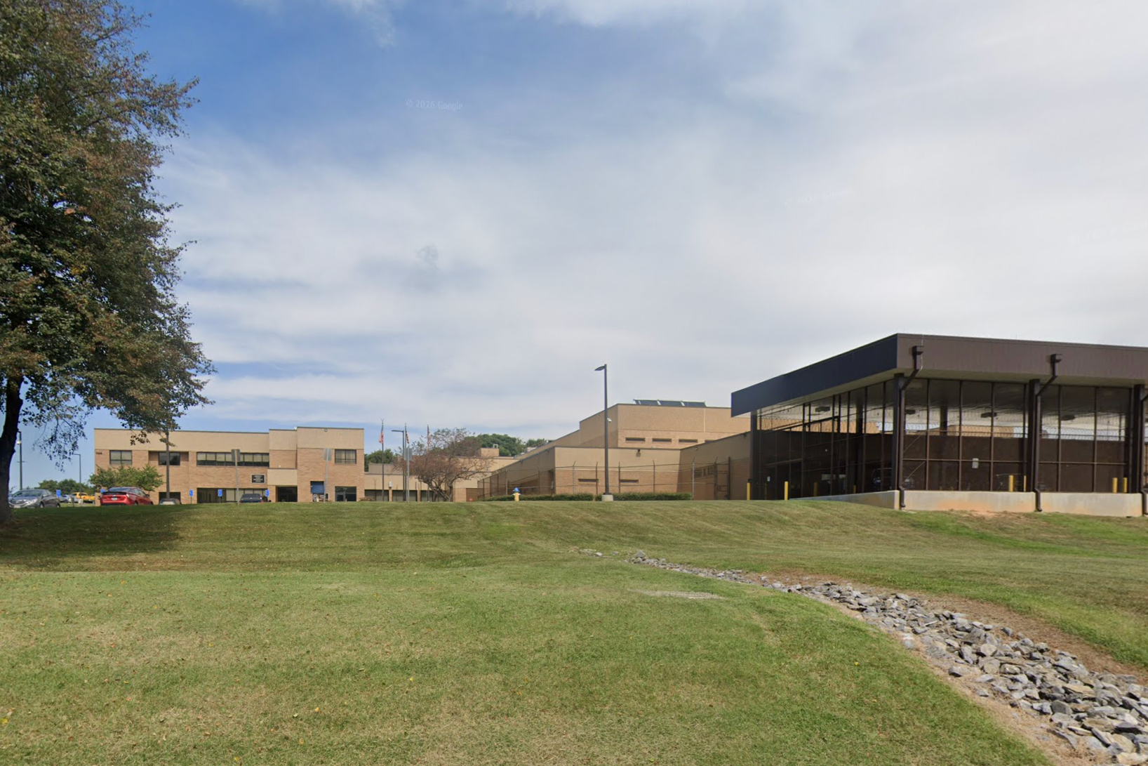 The 87-year-old has been taken to Frederick County Adult Detention Center (pictured) (Google Street View)