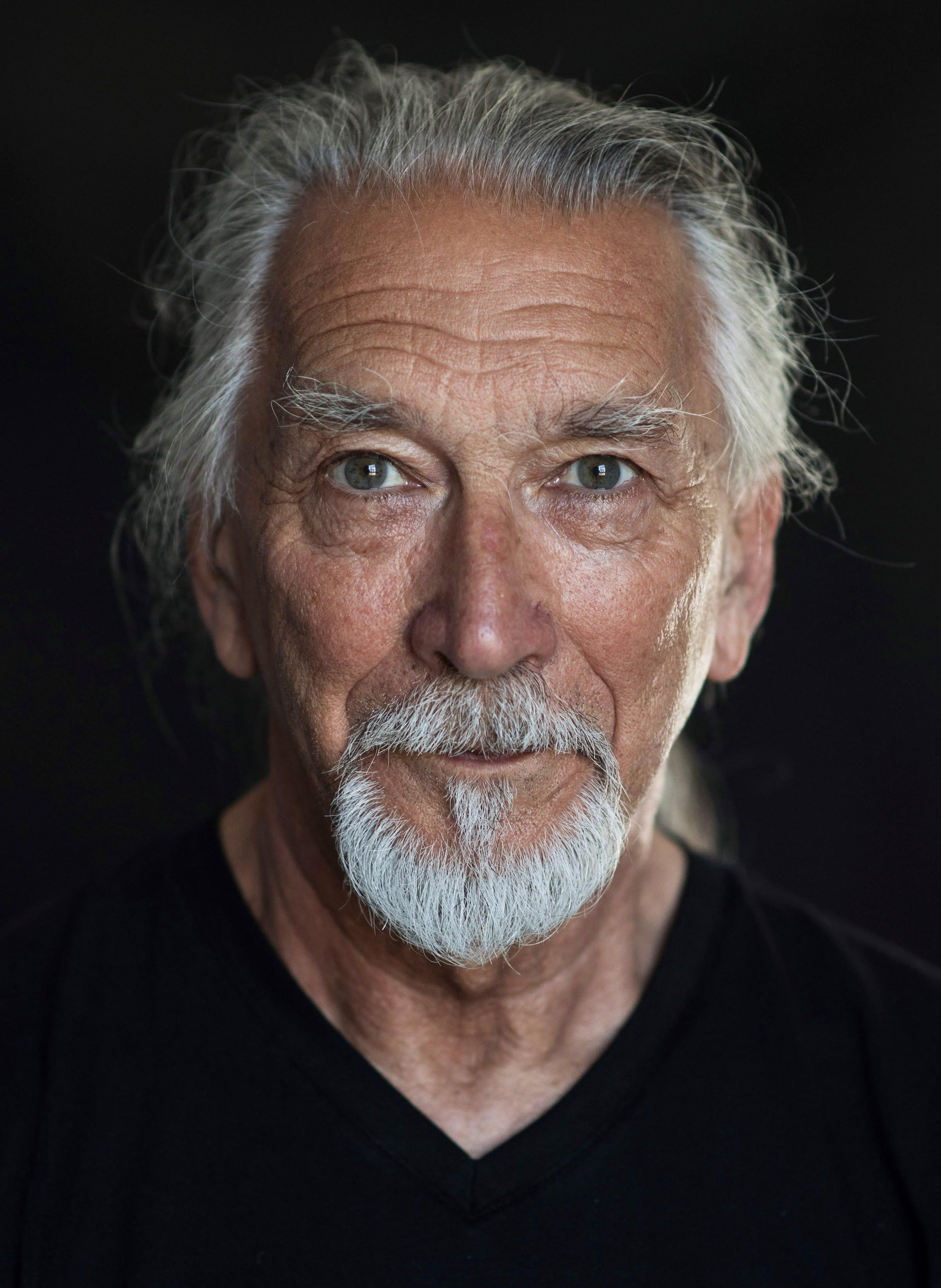 At 81 years old, M John Harrison is the oldest shortlisted author – and would be the oldest winner should he be awarded the prize in November (Hugo Glendinning)