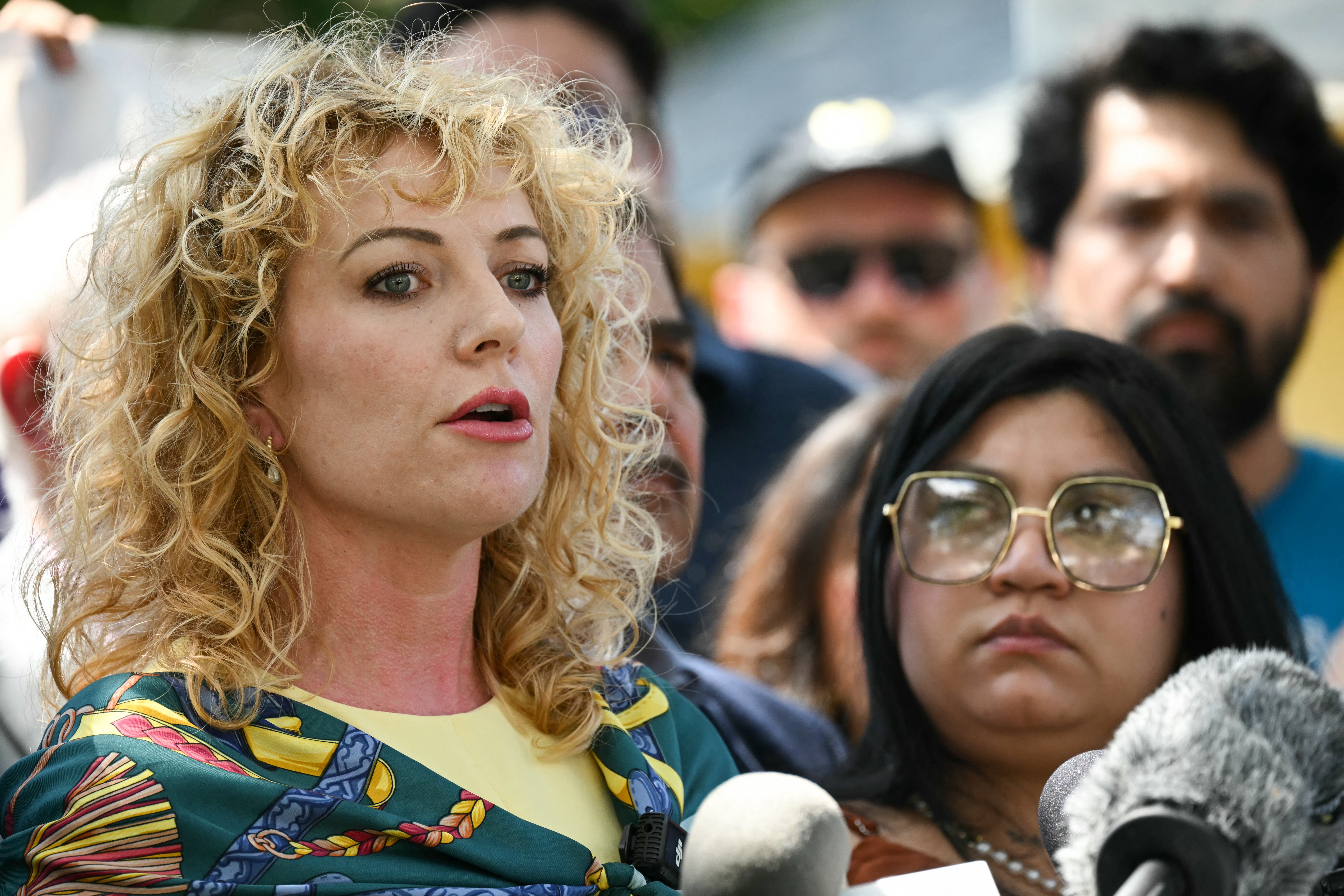 Wilber Rafael Garcés Pérez’s attorney Kate Lincoln-Goldfinch says her client was moved to a remote ICE detention center while he still had a bullet lodged near her spine