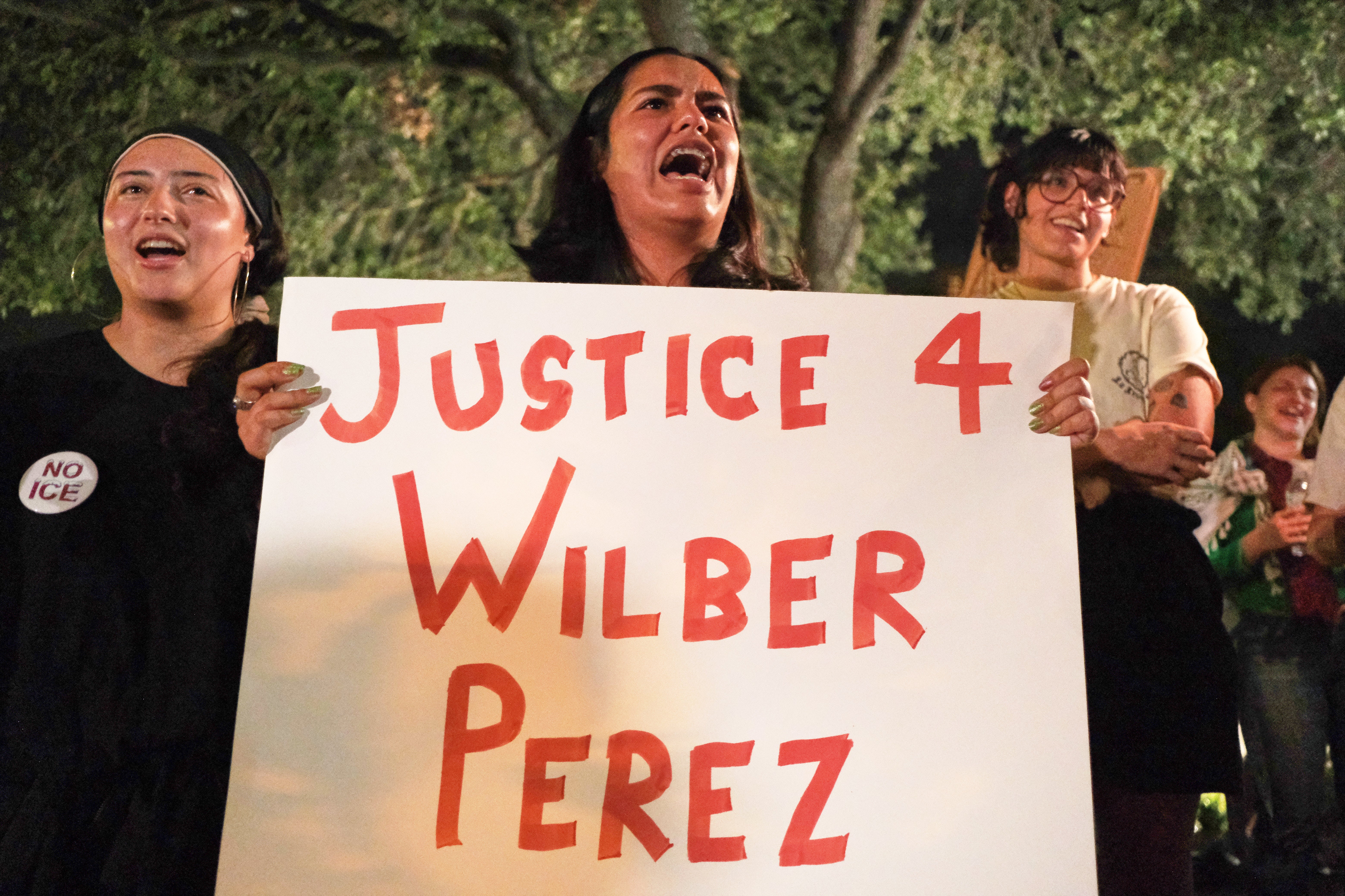 Protesters are demanding protections and healthcare for a 28-year-old Venezeulan man who was shot and wounded by ICE agents while he was making DoorDash deliveries in Austin, Texas