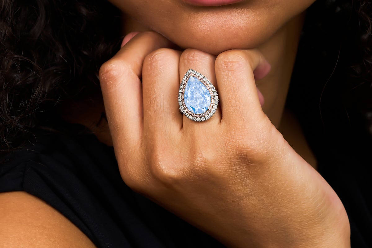 ‘Once in a lifetime’ blue diamond ring expected to fetch up to £2 million ...