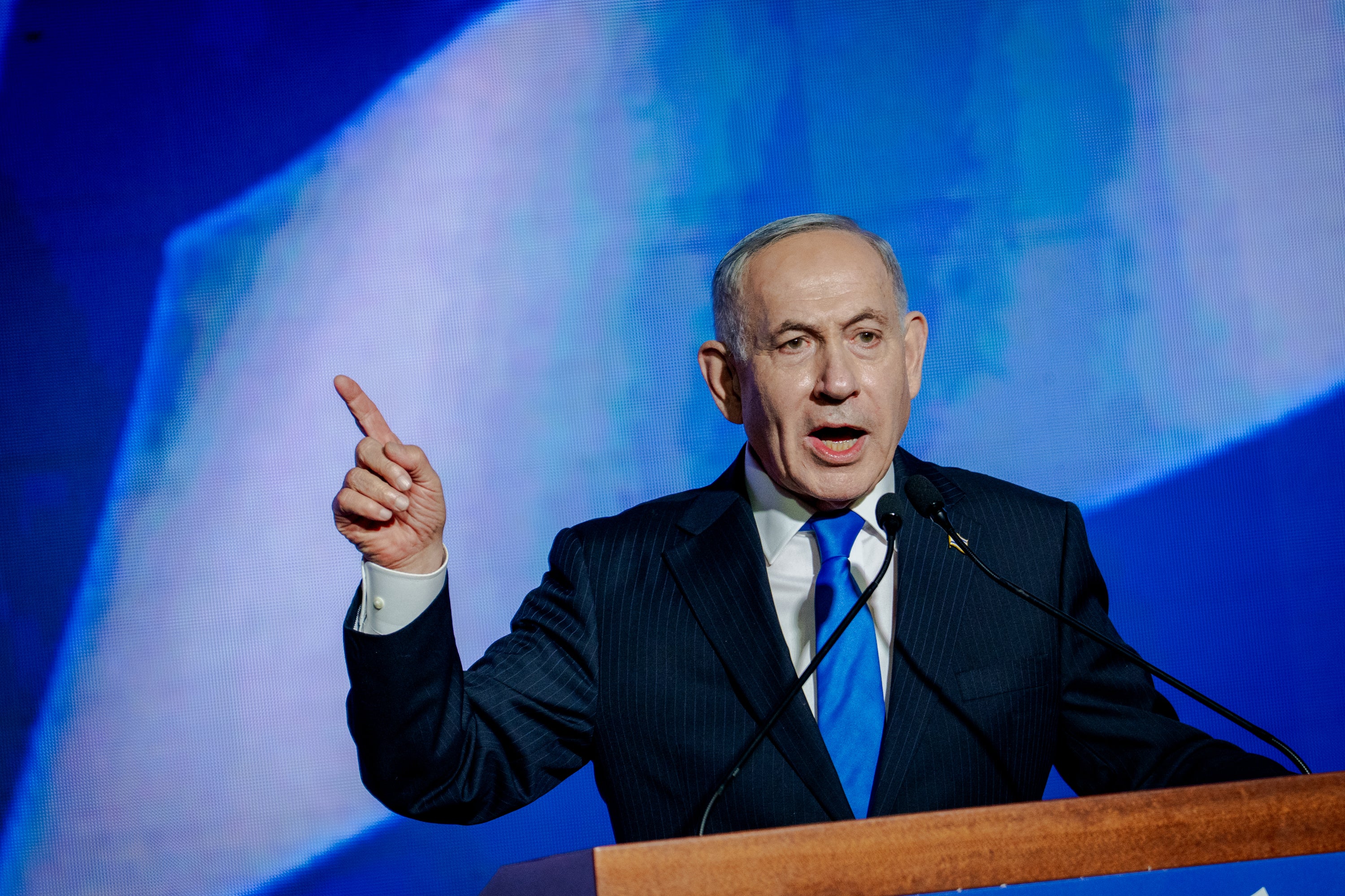 Israeli leader Benjamin Netanyahu is accused of war crimes by the ICC, charges he denies