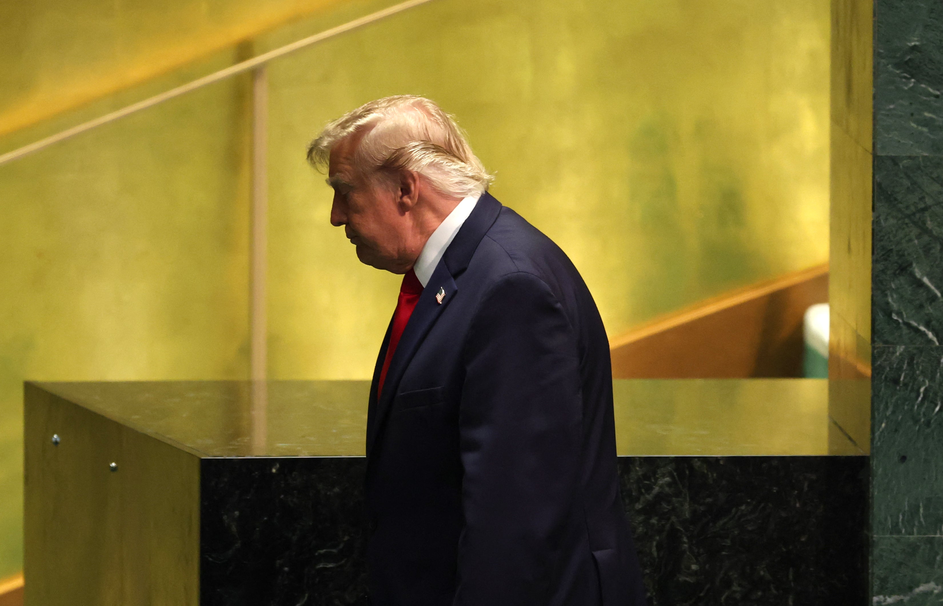 Donald Trump is at the U.N. General Assembly this week as his war in Iran grows increasingly unpopular