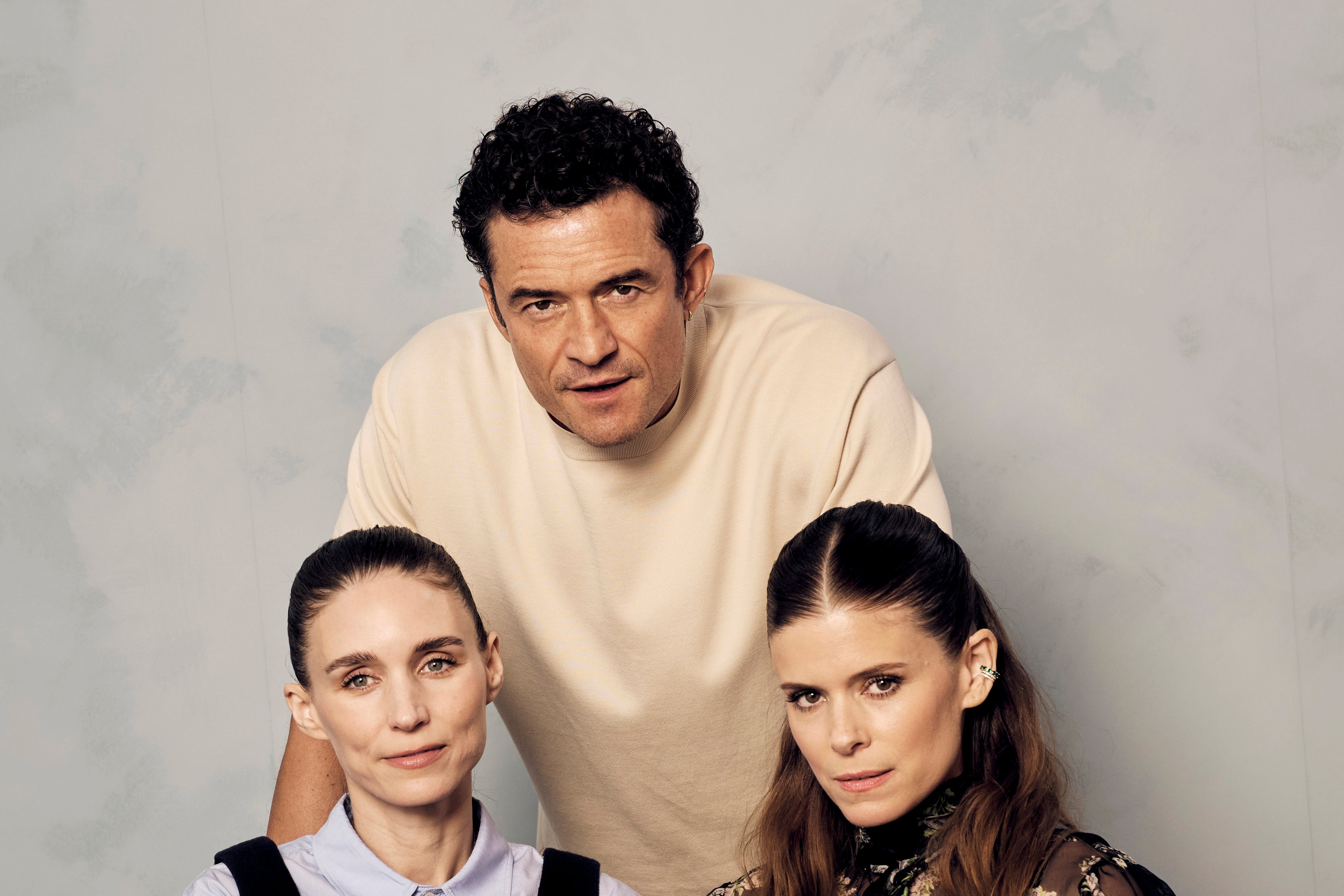 Rooney Mara, Orlando Bloom and Kate Mara star together in ‘Bucking Fastard’ (Getty Images for IMDb)