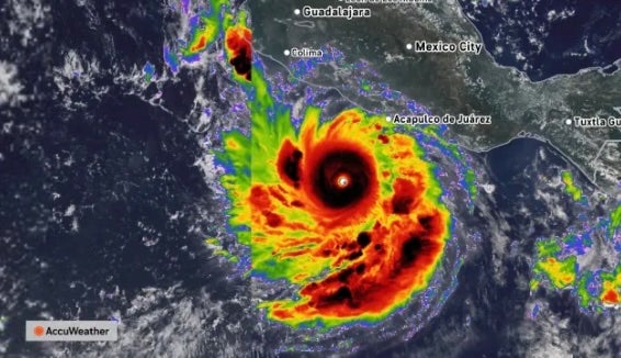 Hurricane Polo has grown into a Category 5 storm in the Pacific, and it could bring downpours to the Southwestern United States by next week