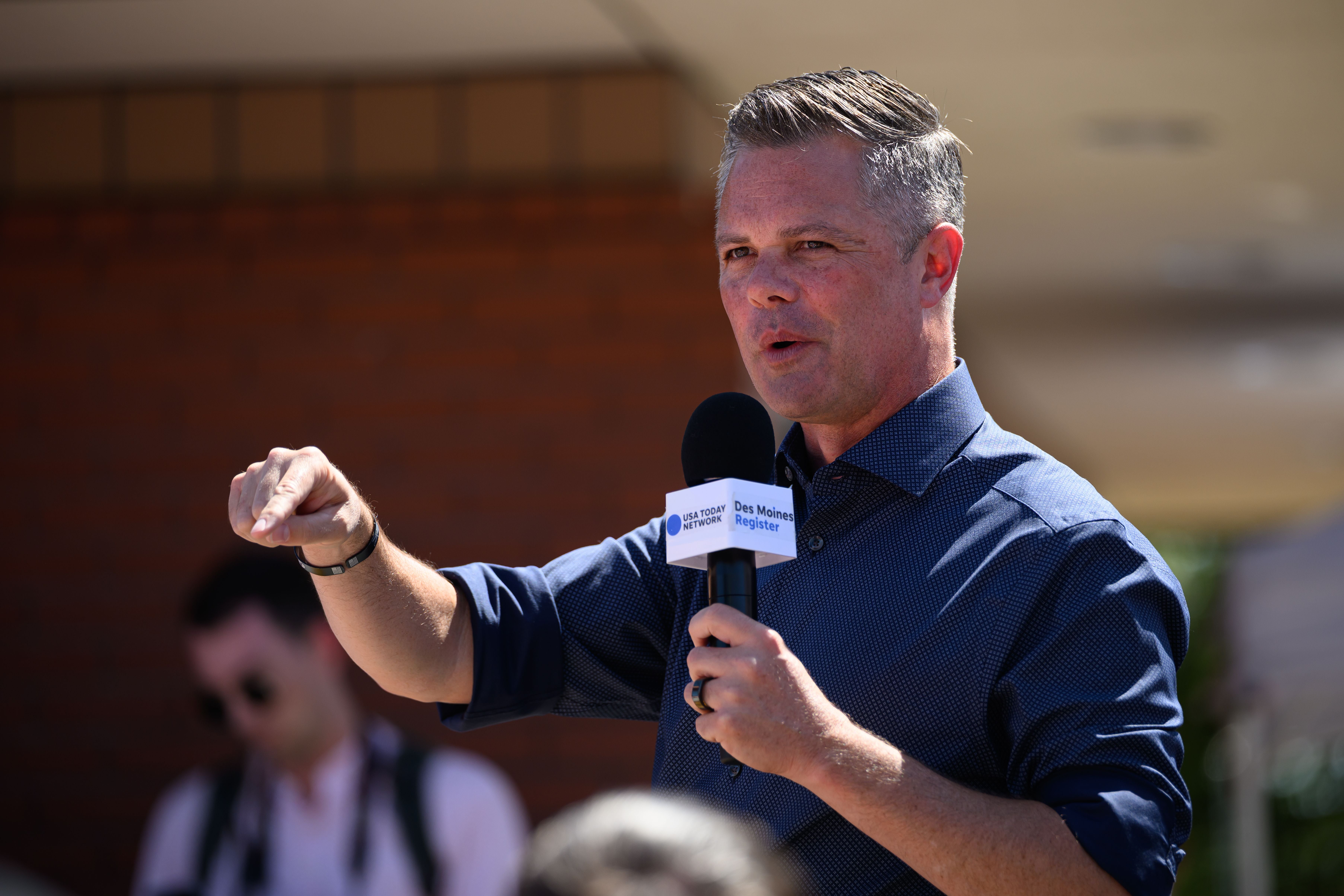 ‘Having deployed multiple times and flown over 700 combat hours in the Middle East, I will not support another open-ended war,” Rep. Zach Nunn said