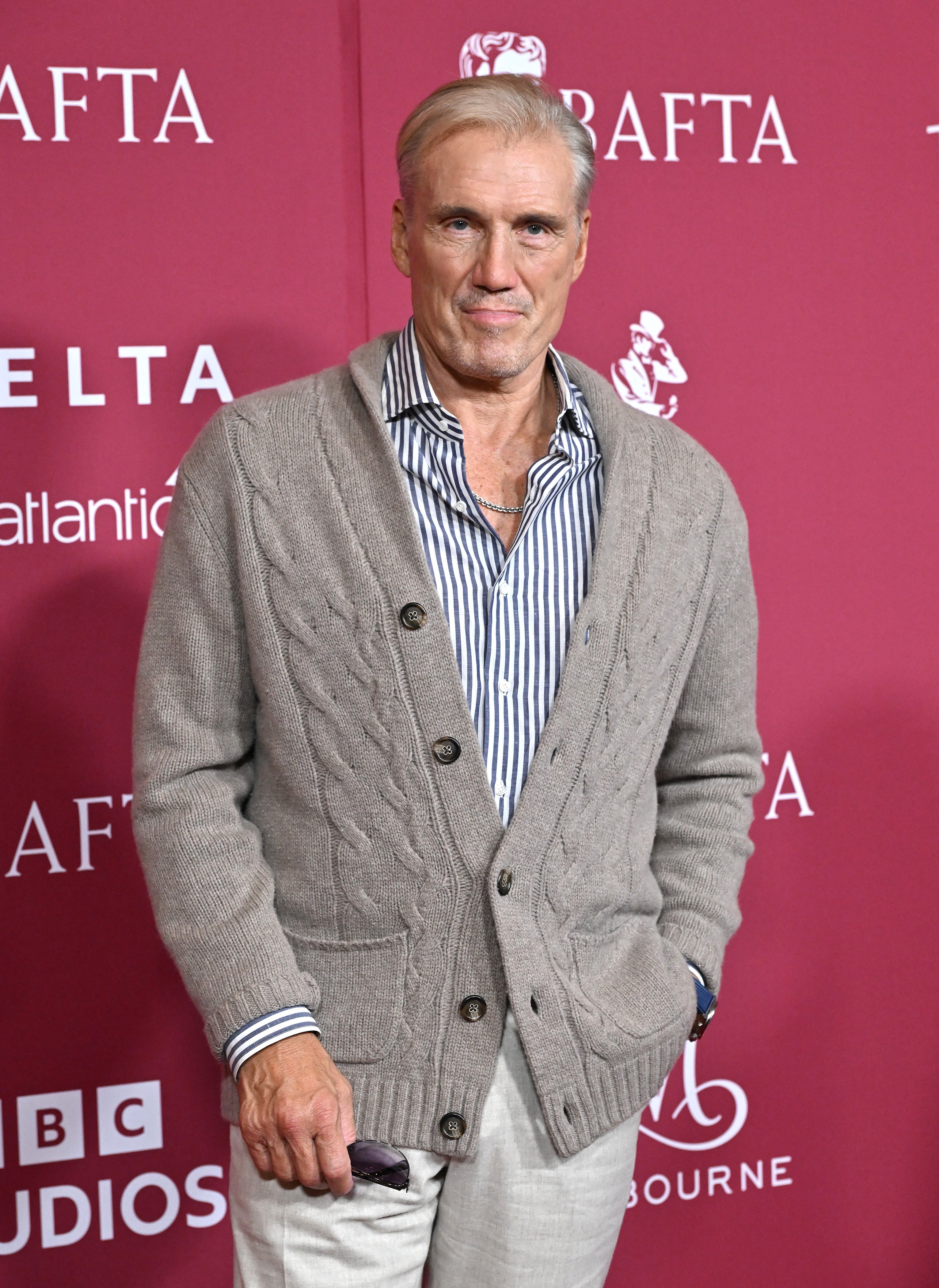 Dolph Lundgren, pictured in 2025, has opened up about his cancer treatment in his new memoir (AFP/Getty)