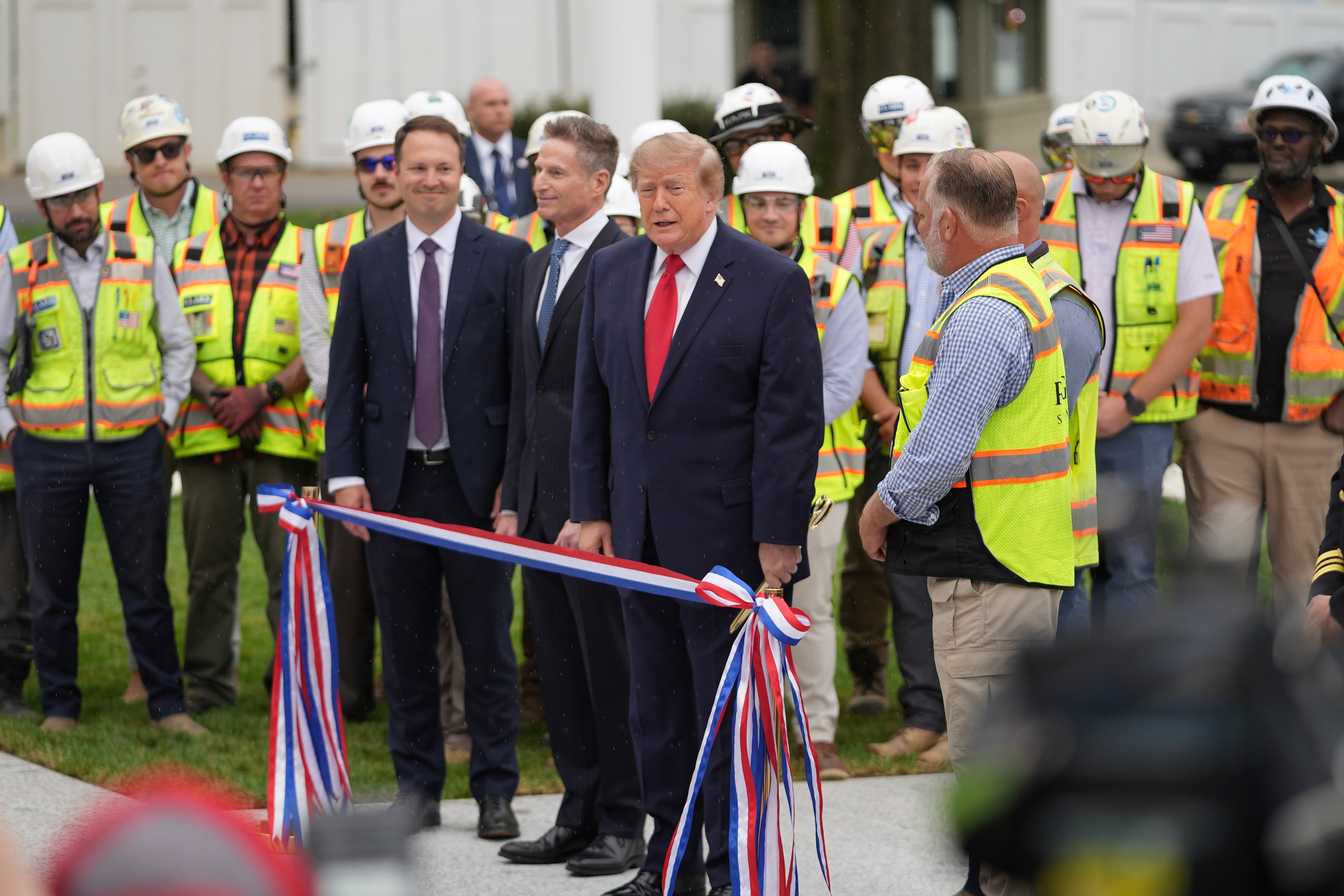 No film footage from the White House TV pool was available for a ribbon-cutting event on September 21, forcing the president to address an audience of no one