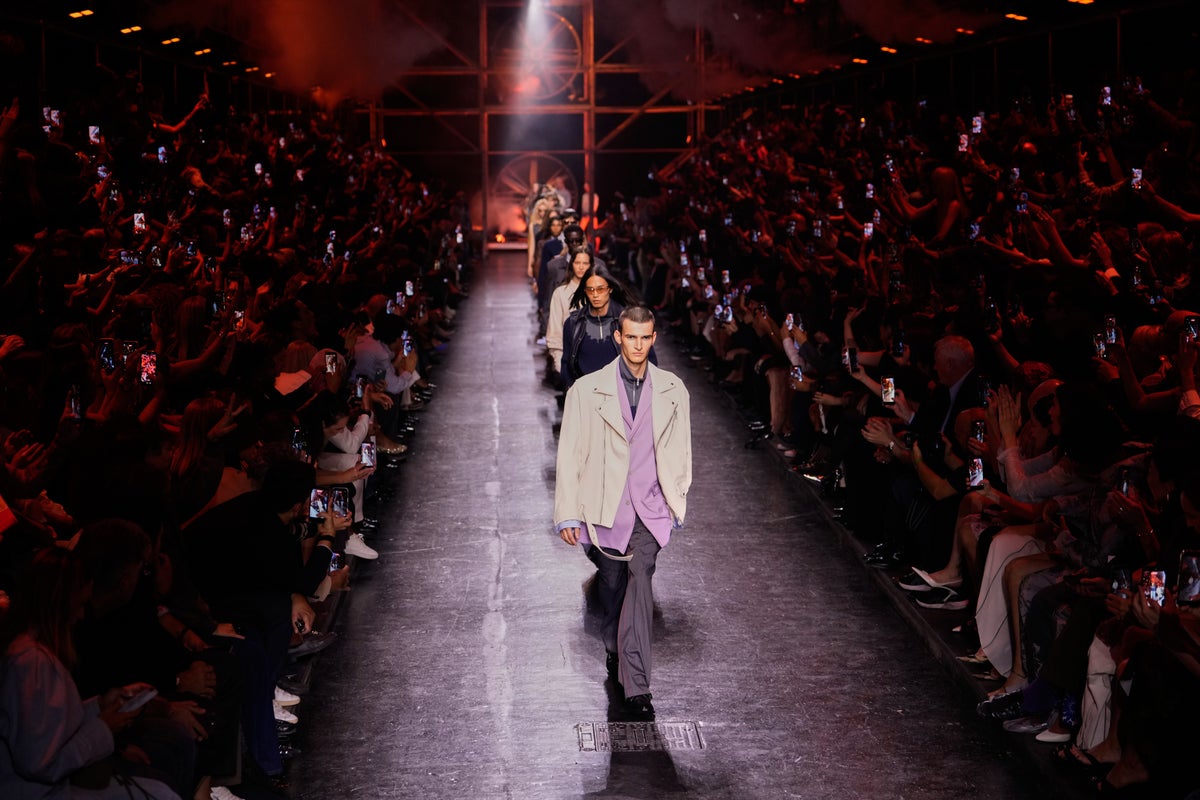 Glenn Martens exits Diesel with moans, headbanging and barely-there looks