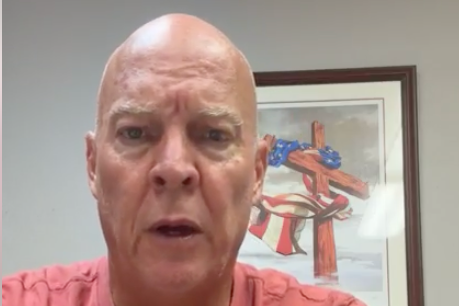 Eric Deters, organizer of the Patriots Day Freedom Fest, says that the MAGA event has been cancelled (Facebook/Eric Deters for Kentucky and America)
