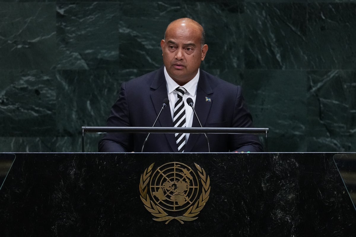 President reiterates island nation’s name change at United Nations