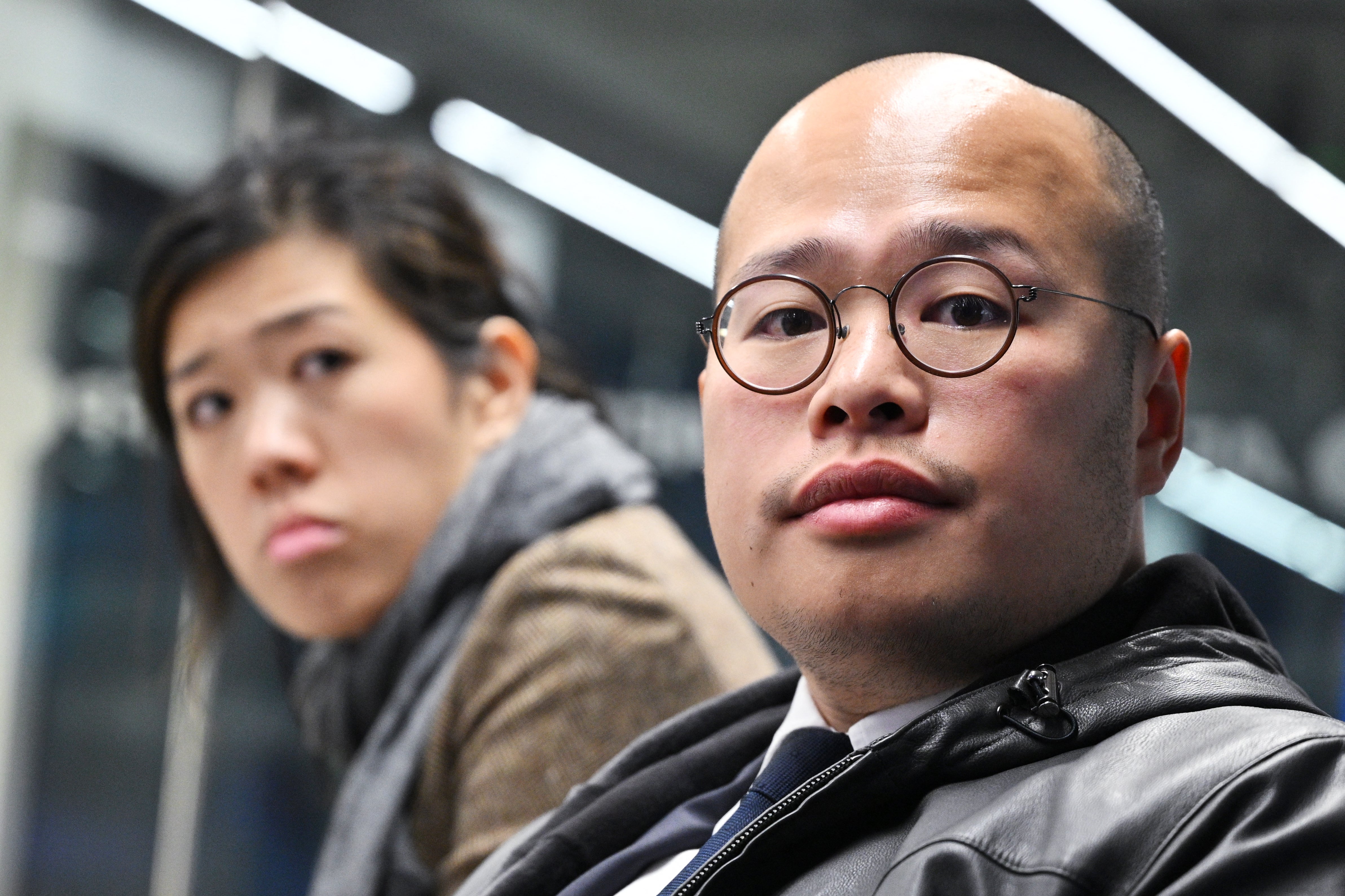 Sebantian Lai and Clair Lain have been campaining for their father's release (AFP/Getty)