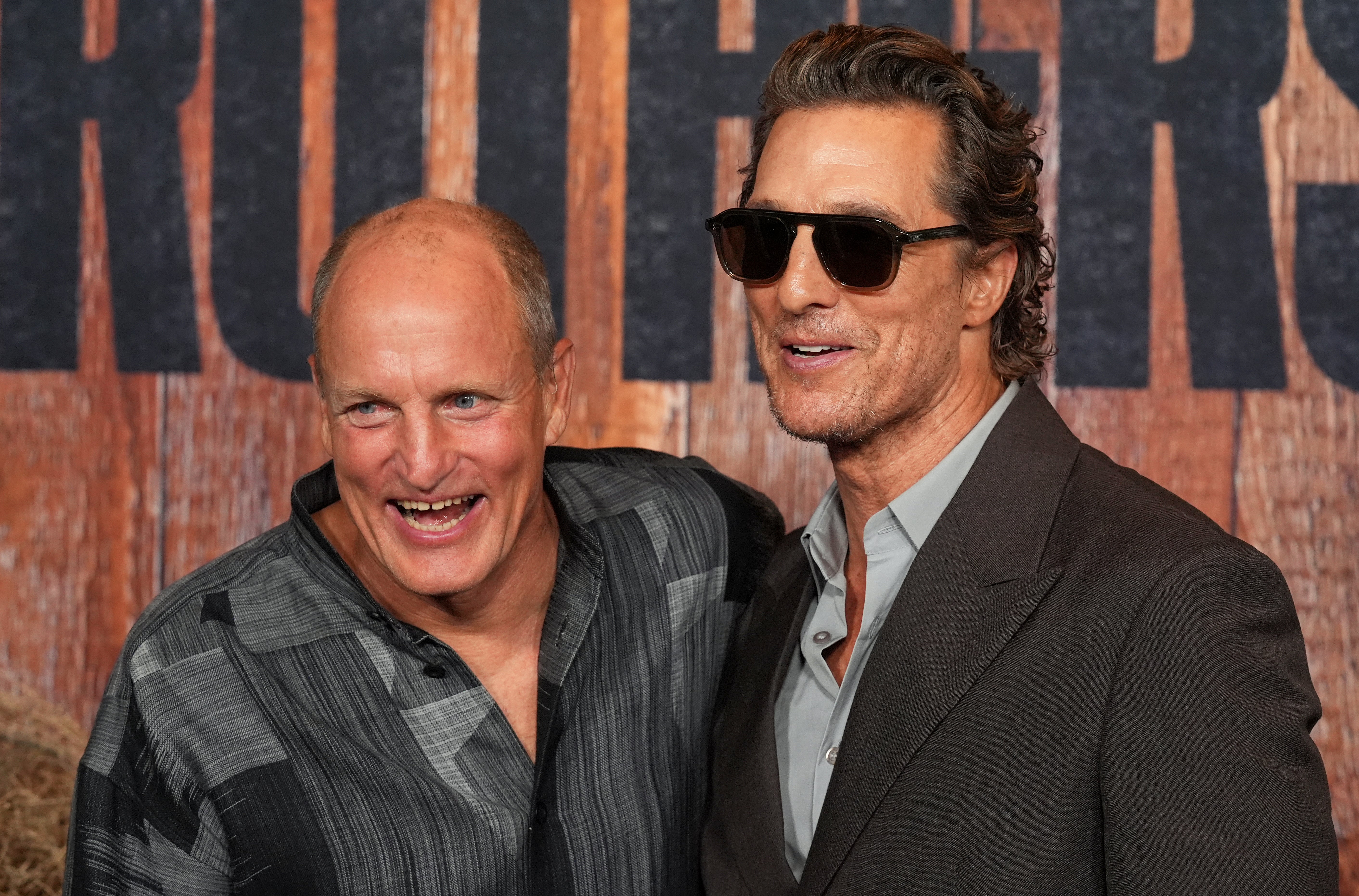 Matthew McConaughey has revealed that he and Woody Harrelson have drawn blood during real-life fights (AP)