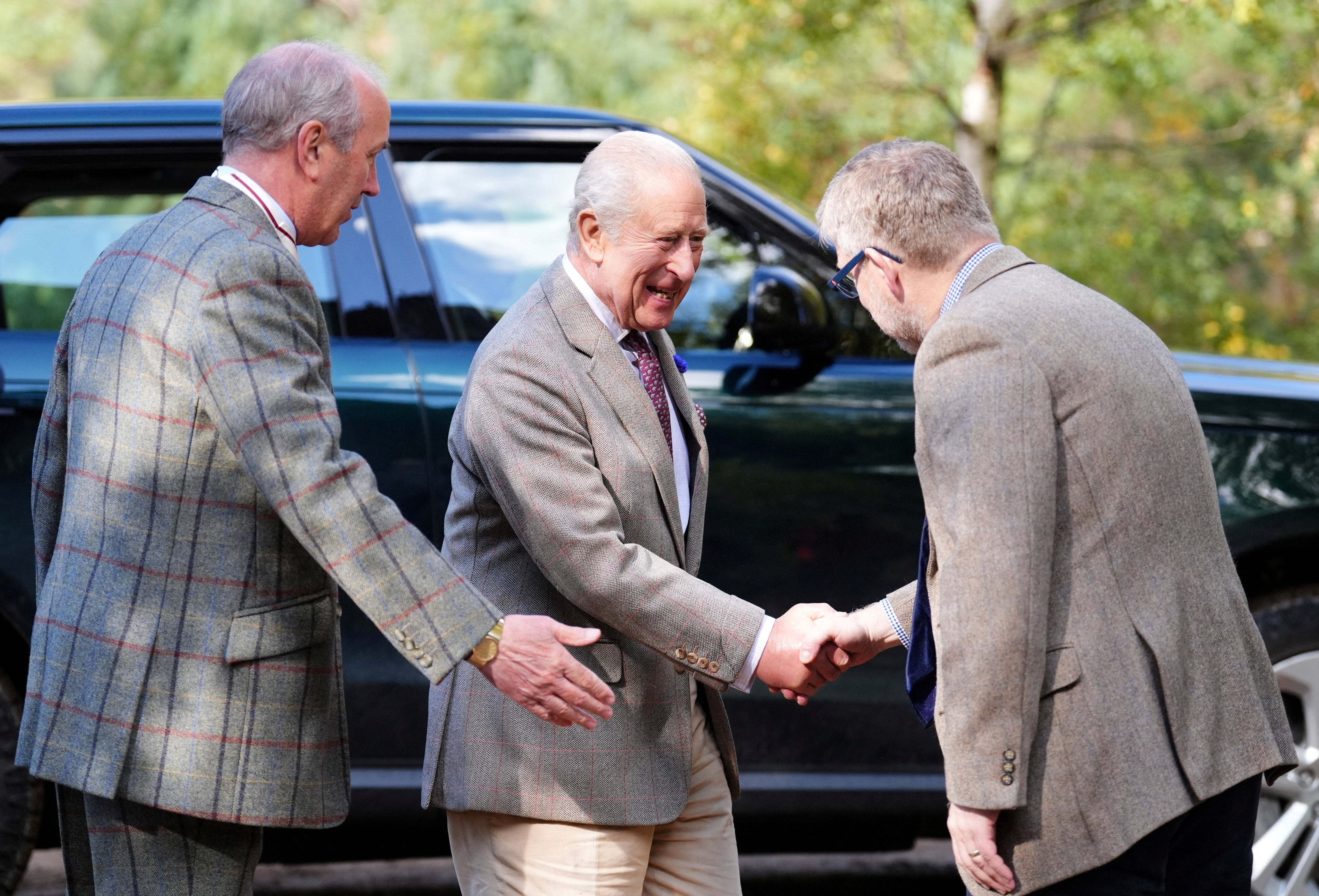 The King attended royal engagements in Scotland on Tuesday as Earl Spencer’s memoir was released to the public