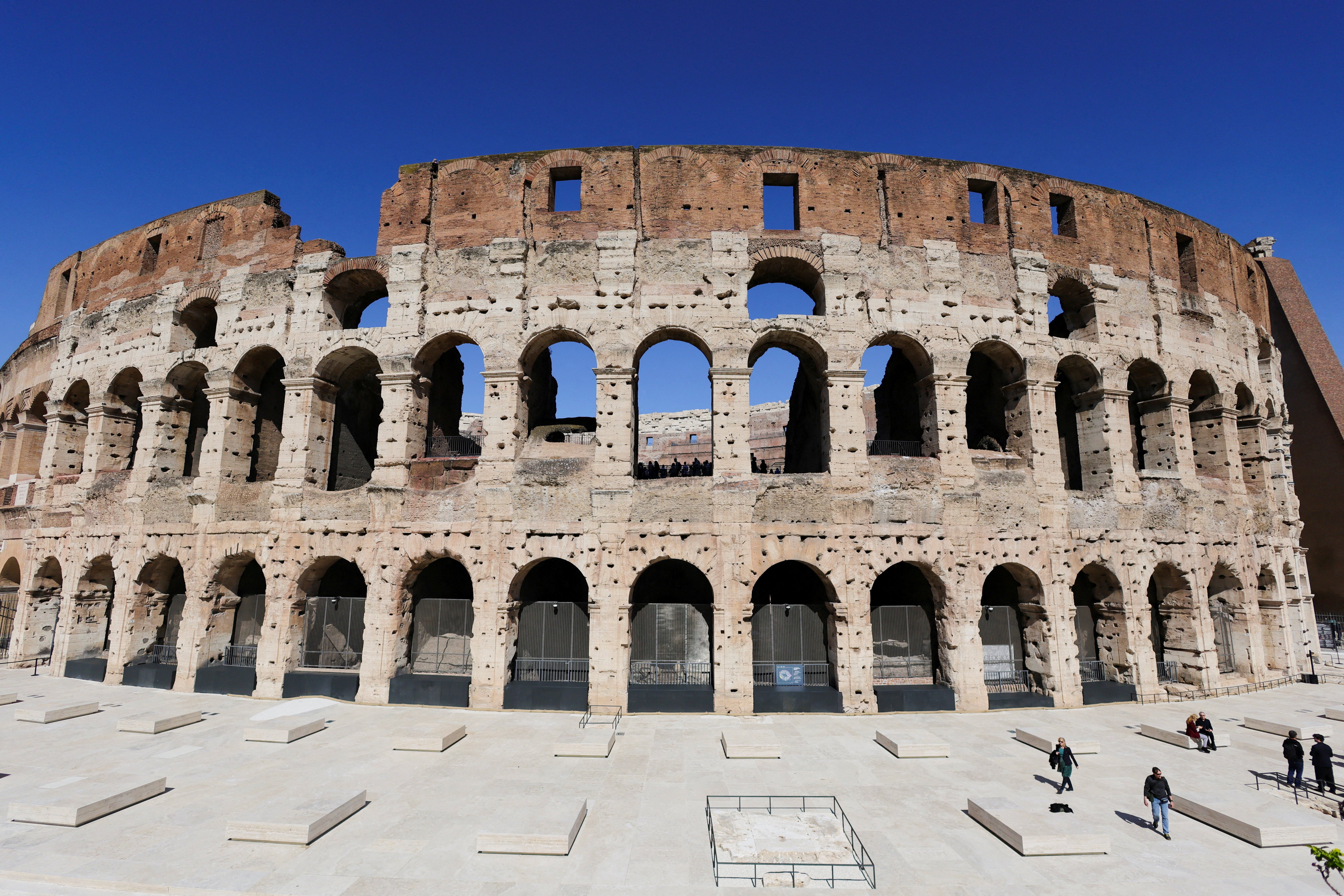 Section of Rome’s Colosseum closed after worker dies in fall | The ...