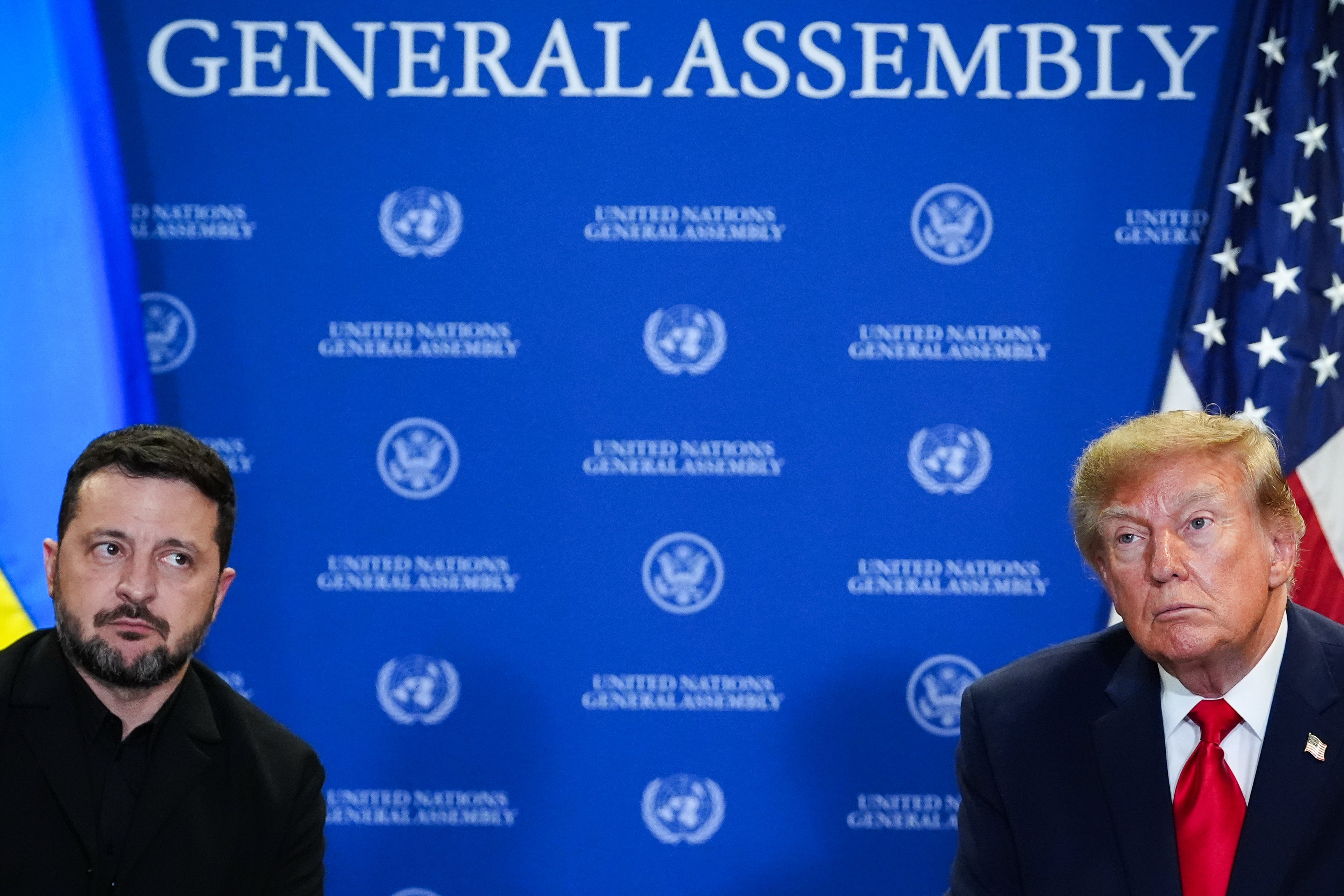 independent.co.uk - Samya Kullab - Russia pounds Kyiv with drones, killing 2 and wounding 23 hours before Zelenskyy's UN address