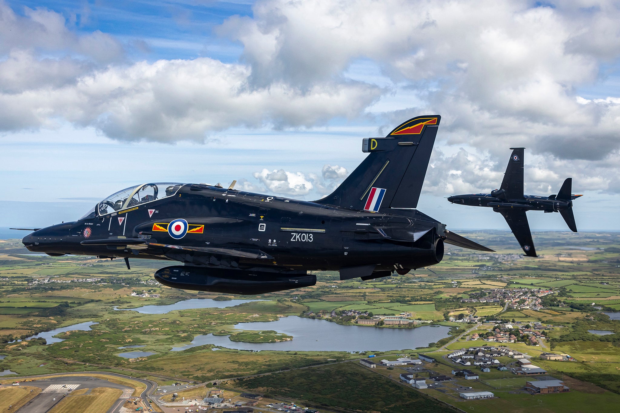 Two pilots injured after RAF jet crashes in Wales