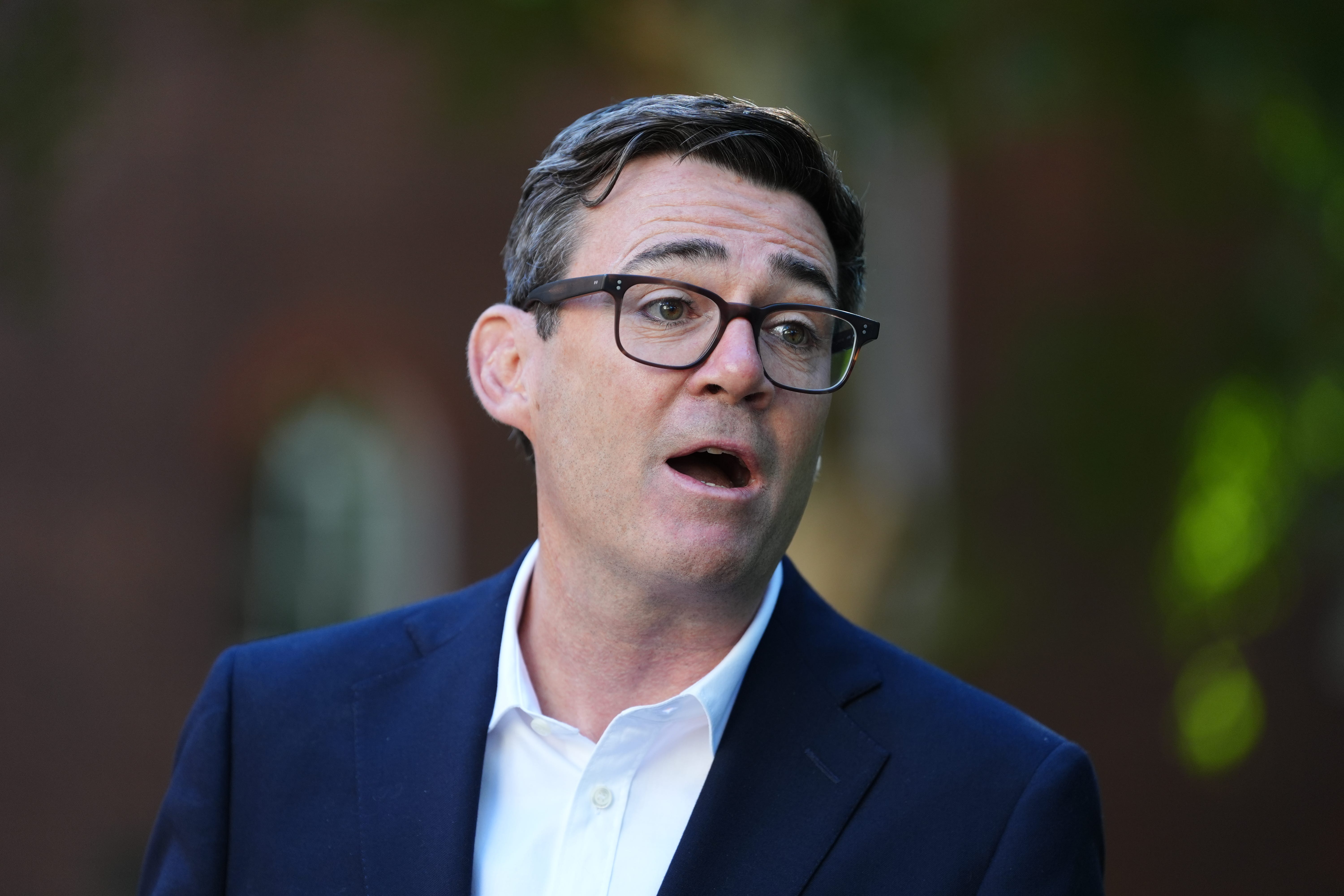 Prime Minister Andy Burnham is open to putting rejoining the EU in Labour’s manifesto (Jonathan Brady/PA) (PA Wire)