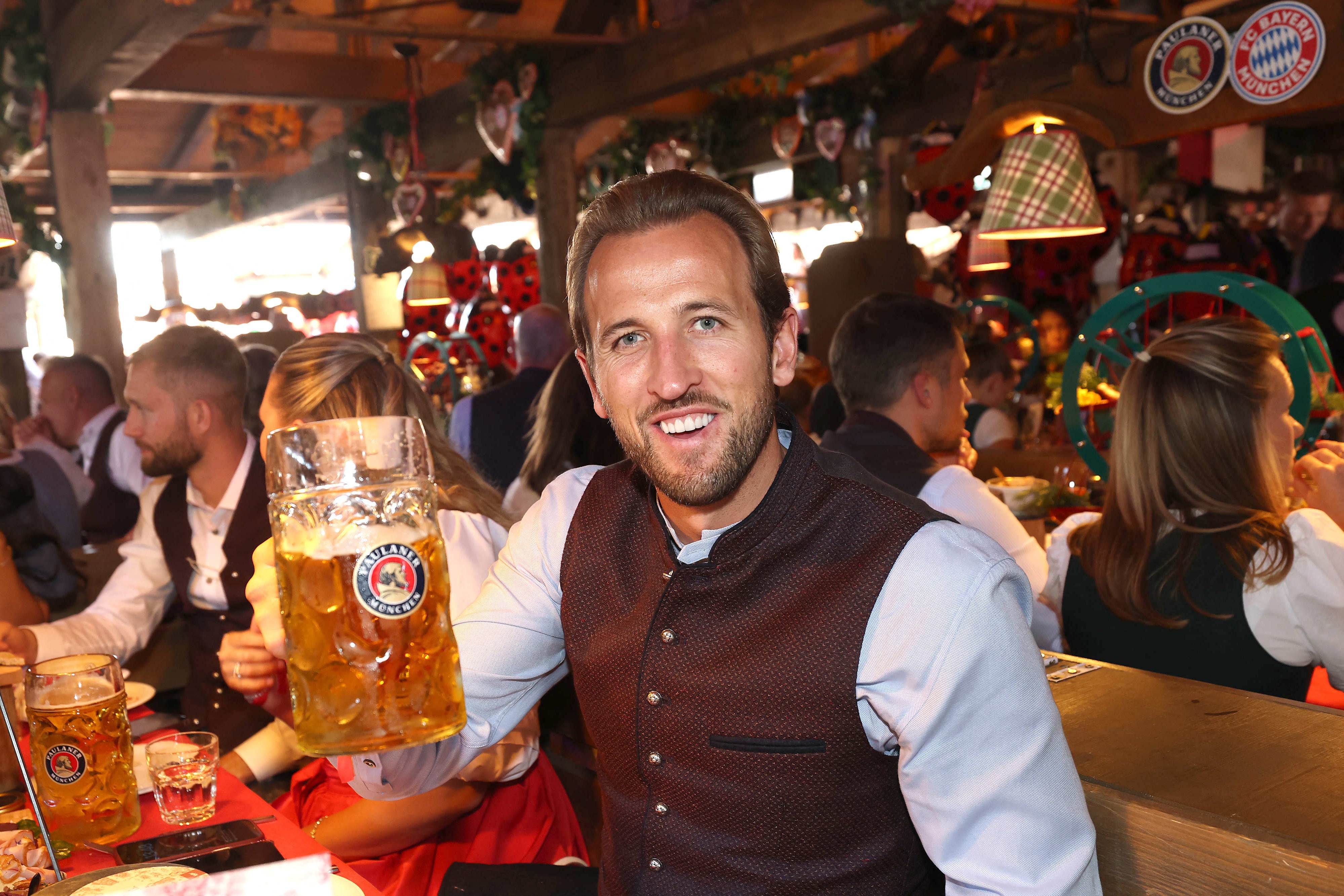 Harry Kane and his family are enjoying Bavaria (Reuters)